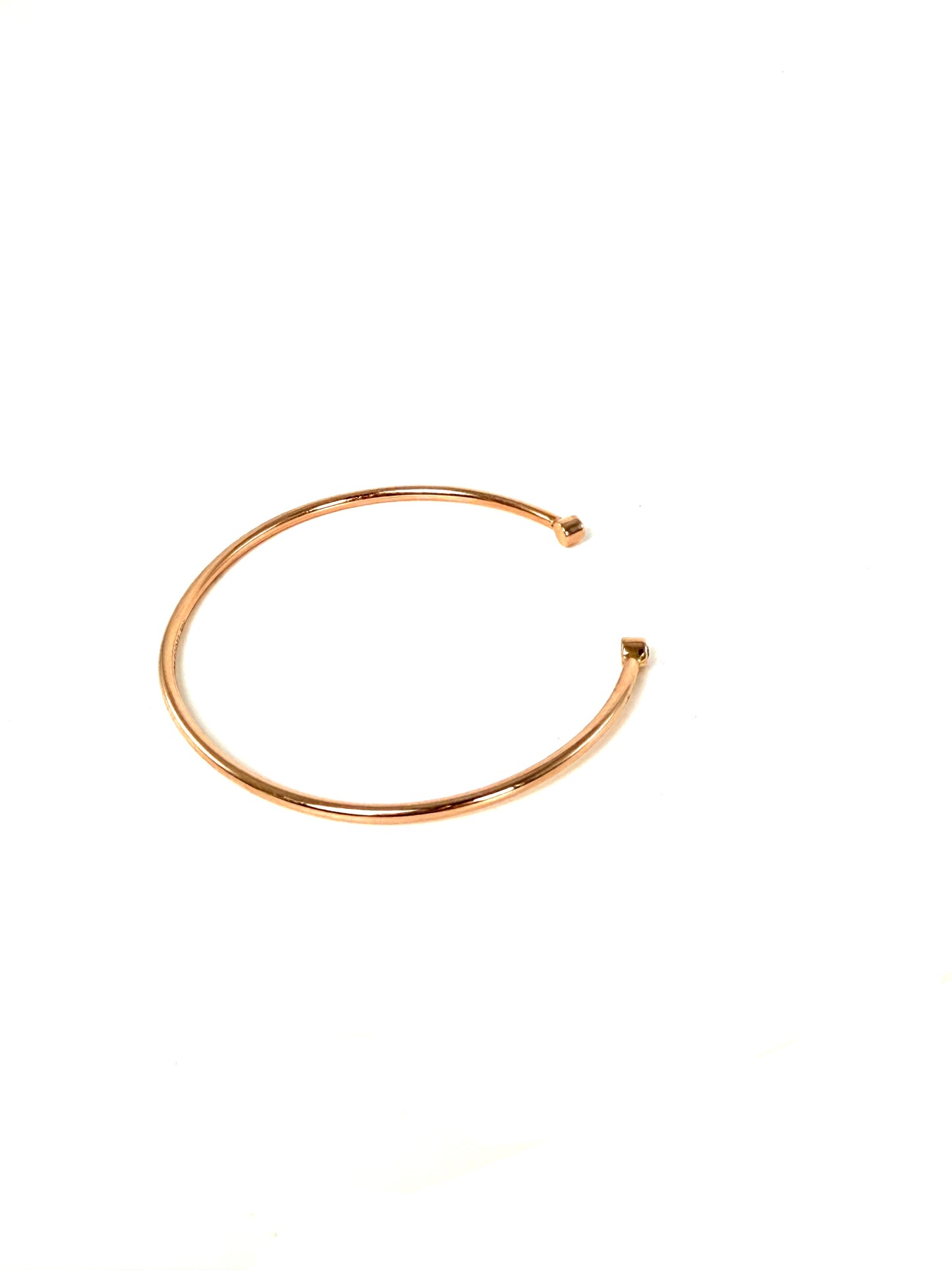 Kendra Scott Audrey 14k Rose Gold White Diamond Cuff Bracelet