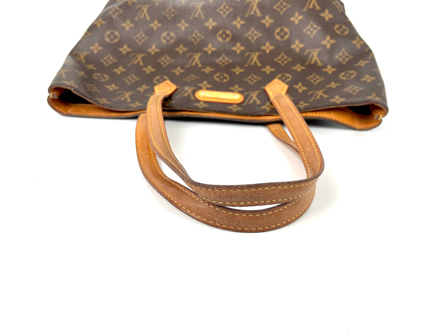 Louis Vuitton Wilshire MM Monogram Brown Tote Bag