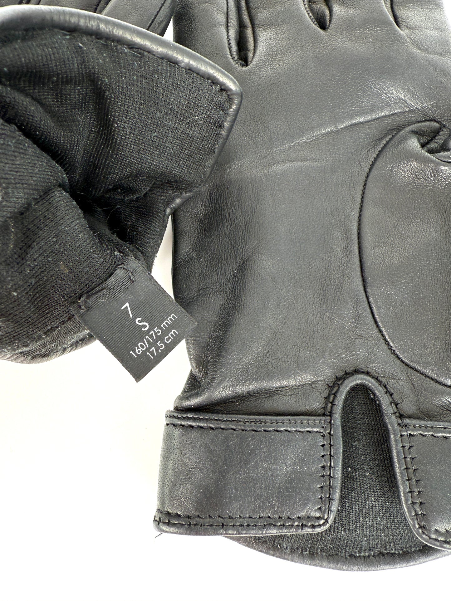 Saint Laurent YSL Chain Black Gloves Gloves S 7