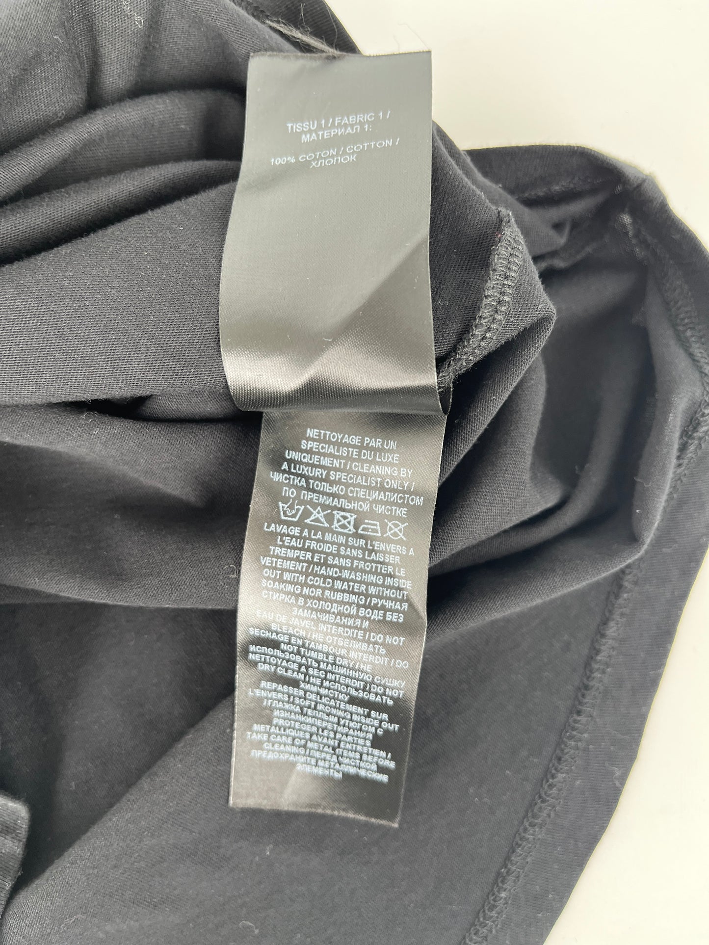 BALMAIN Paris Black Logo Print Gold Button Tank Top S