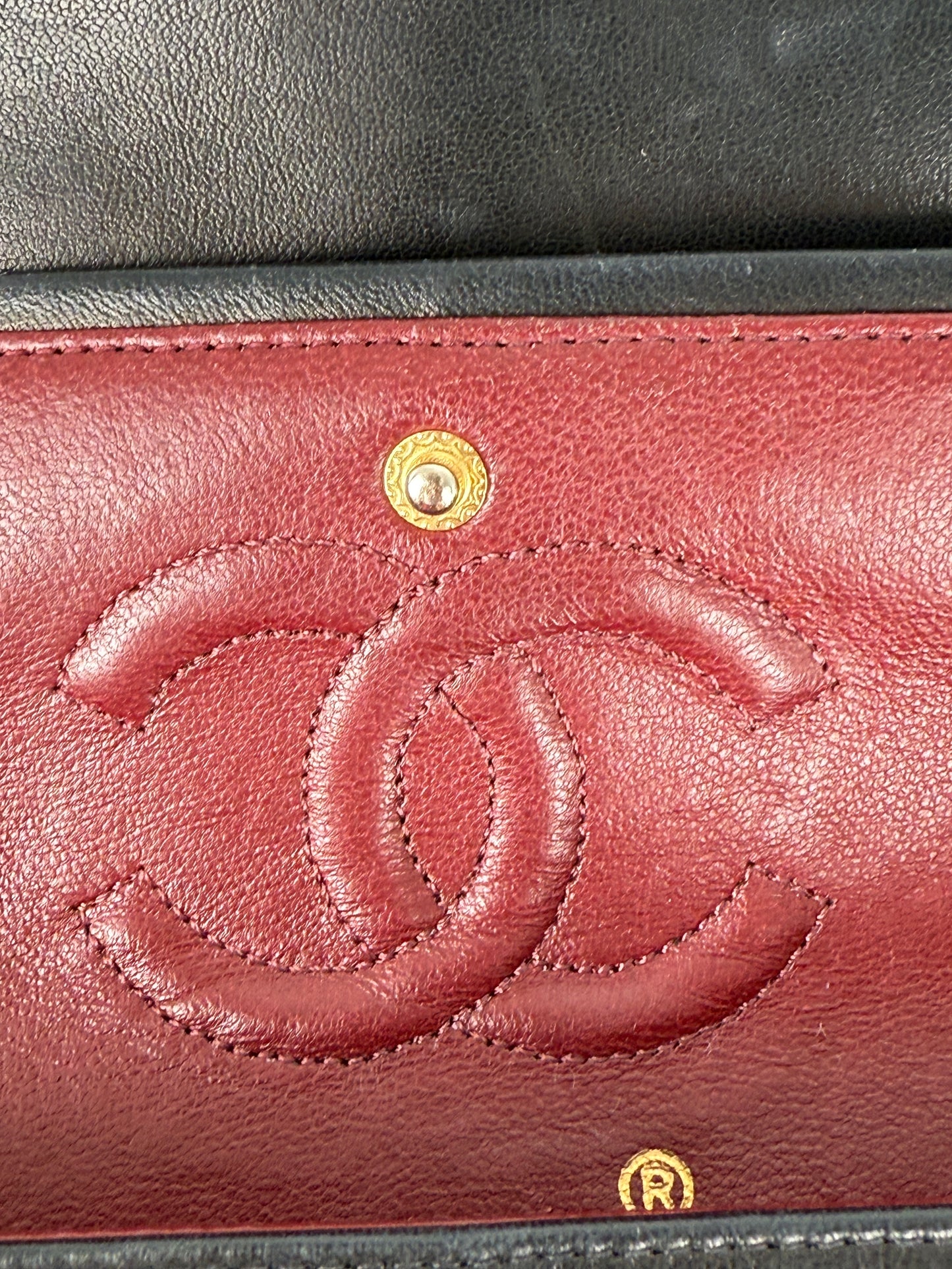 Vintage CHANEL Small Classic Quilted Lambskin Leather Double Flap Bag