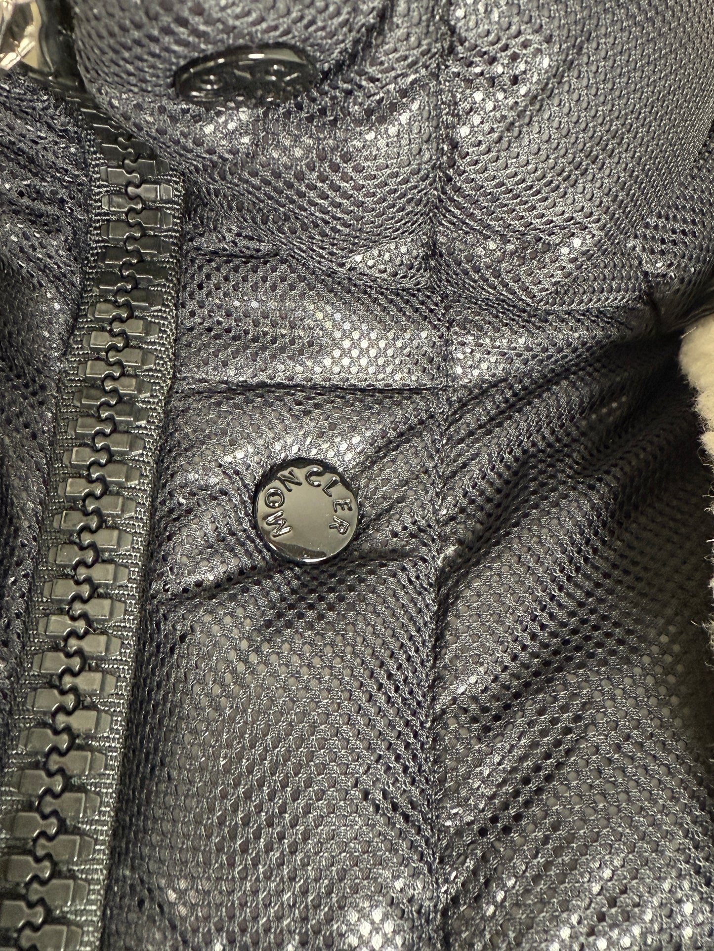 New Moncler Black Down Puffer Demir Giubbotto Hooded Coat S