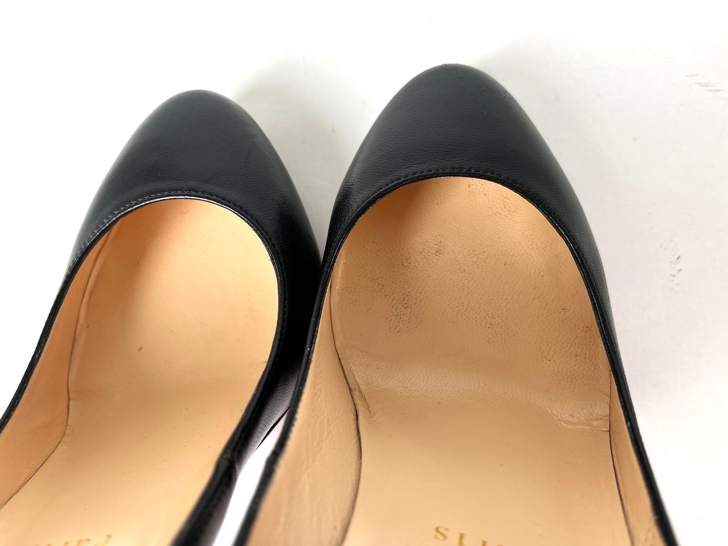 Christian Louboutin Very Gemma 100 Bow Black Pumps Heels 36.5