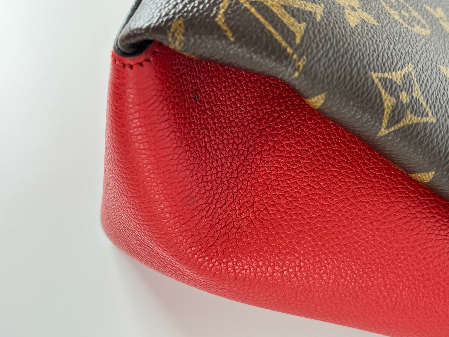 Louis Vuitton Surene MM Monogram Cerise Red Tote Bag