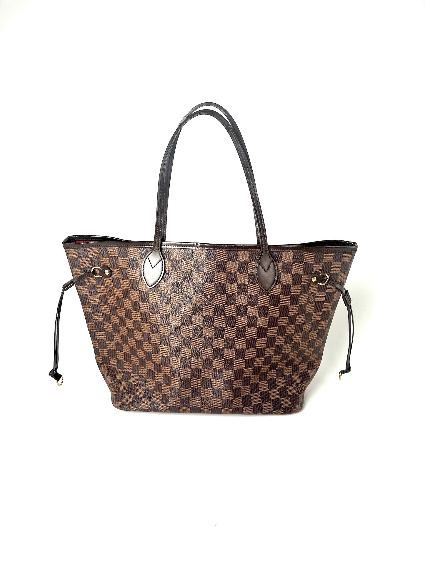 Louis Vuitton Damier Ebene Neverfull MM Brown Tote Classic tote for less Travel tote