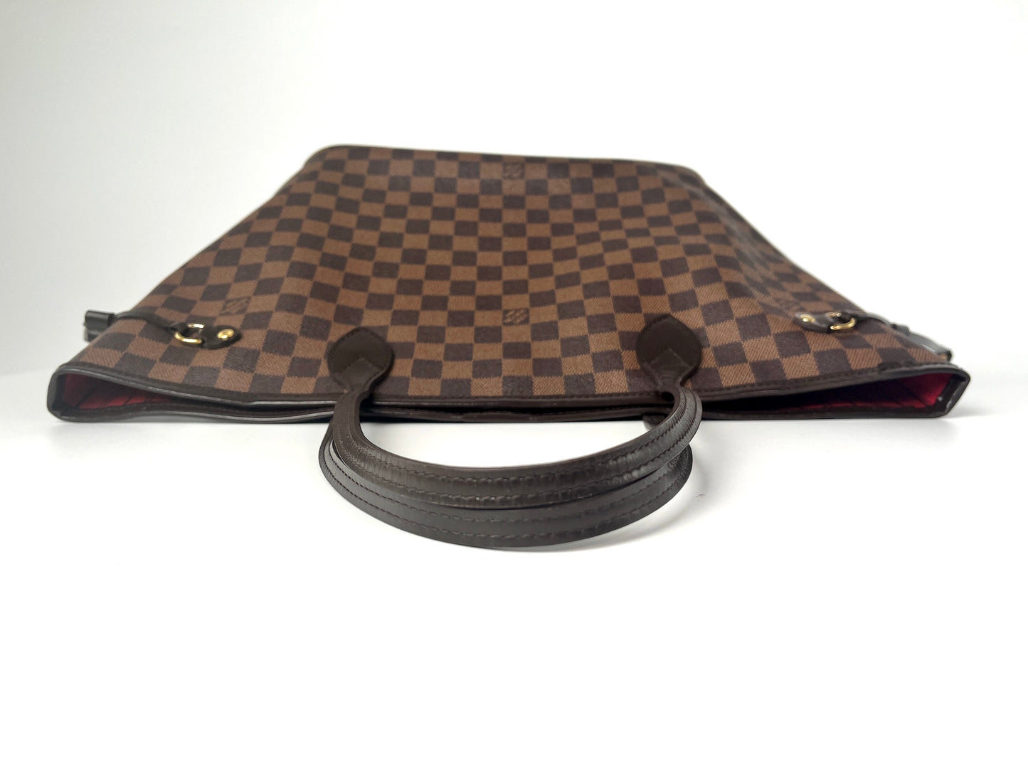 Louis Vuitton Damier Ebene Neverfull MM Brown Tote