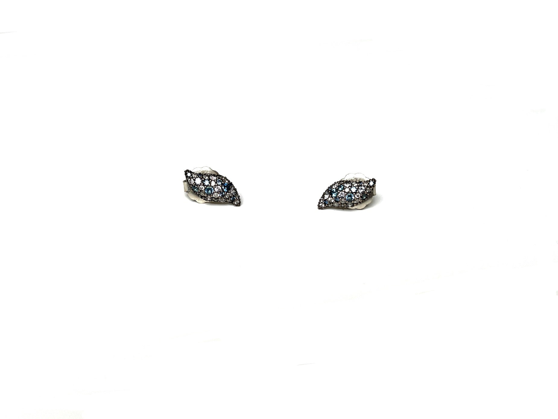 David Yurman Hampton Sterling Silver Sapphire Earrings