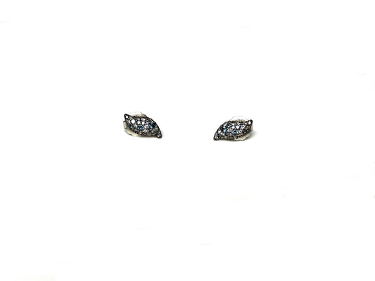David Yurman Hampton Sterling Silver Sapphire Earrings