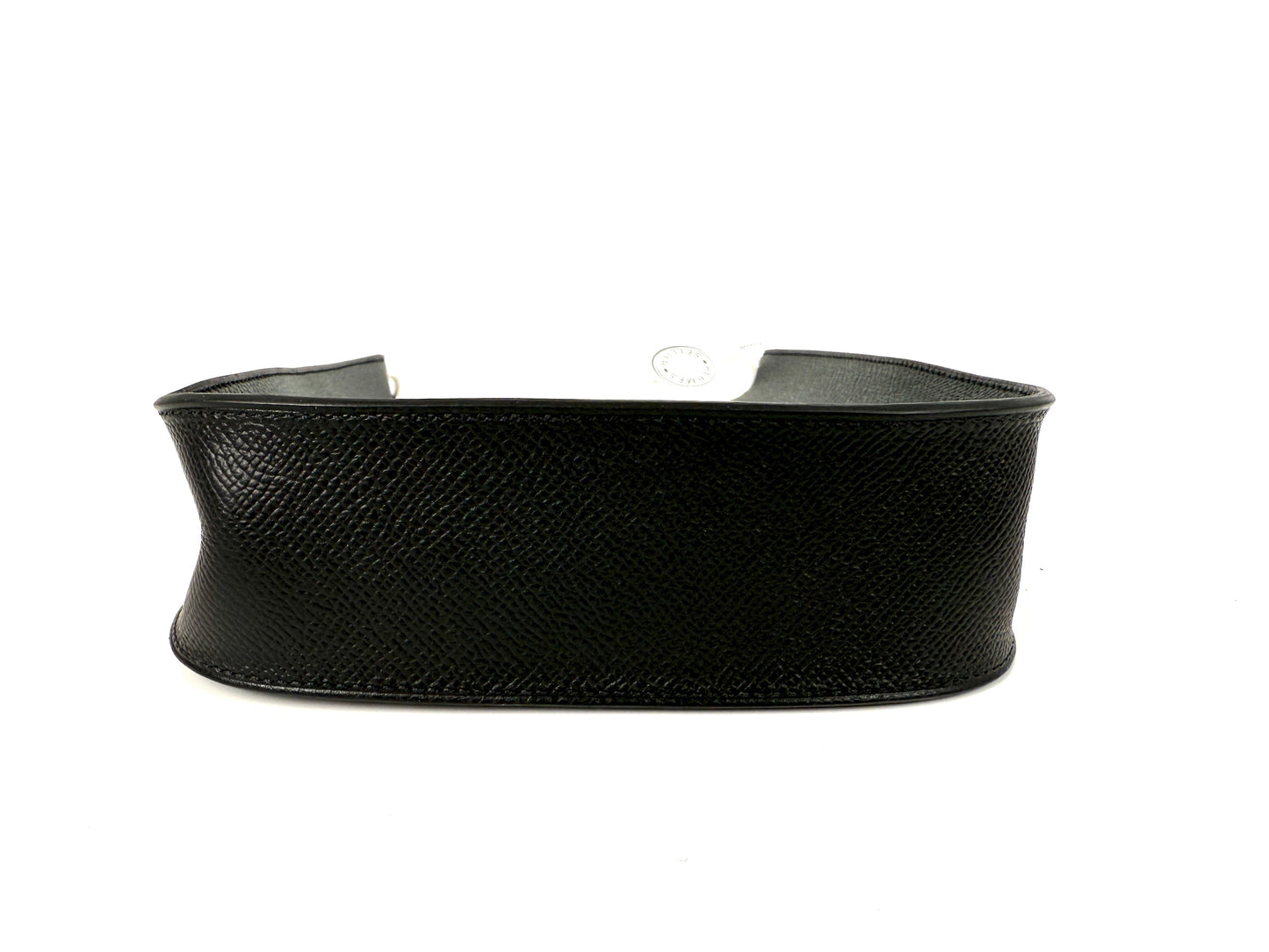 New HERMES Mini Evelyne Sellier TPM 16 Black Leather Crossbody Bag