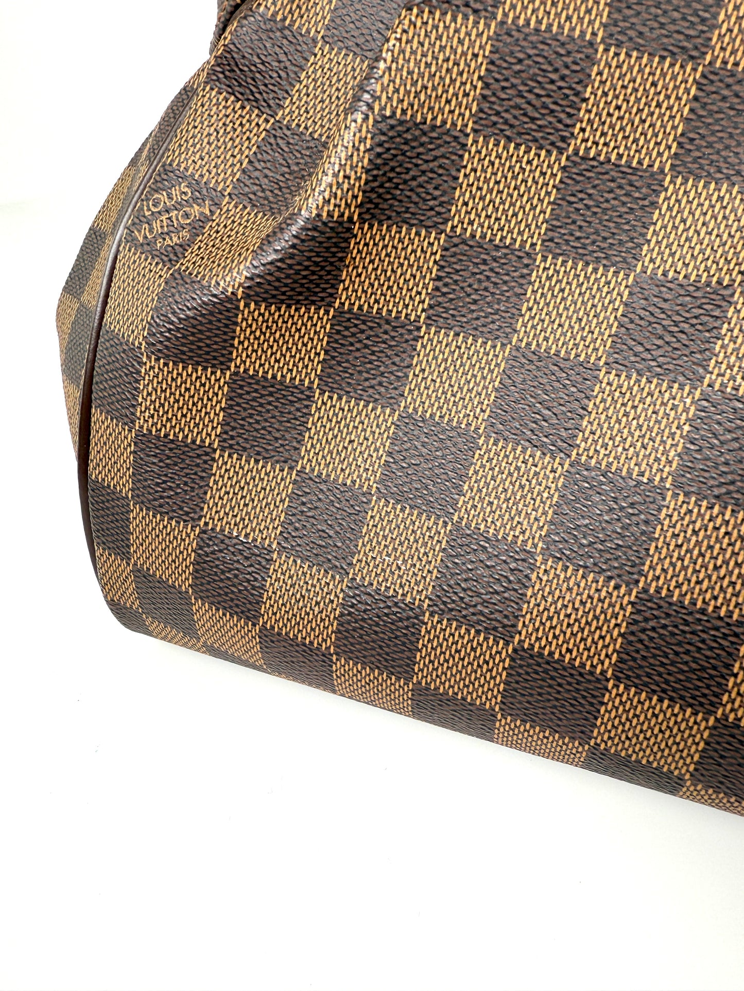 LOUIS VUITTON Trevi Damier Ebene PM Brown Shoulder Bag