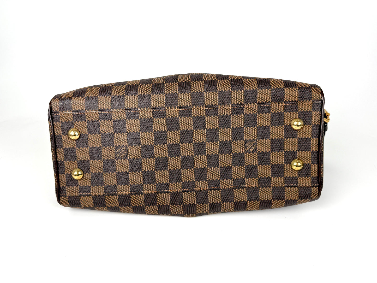 LOUIS VUITTON Trevi Damier Ebene PM Brown Shoulder Bag