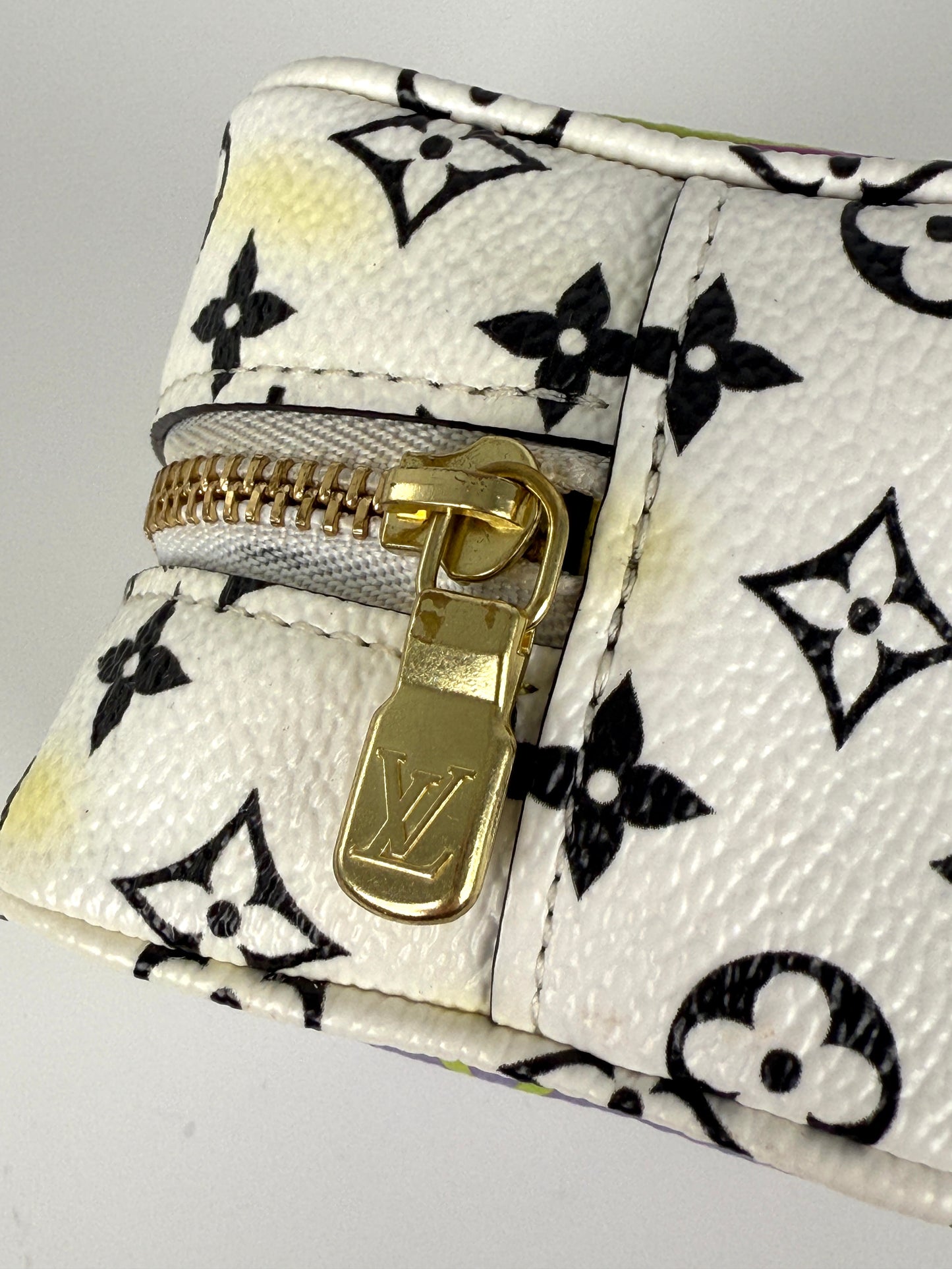 Louis Vuitton Cube Coin Giant Monogram Lilac Multicolor Zip Purse
