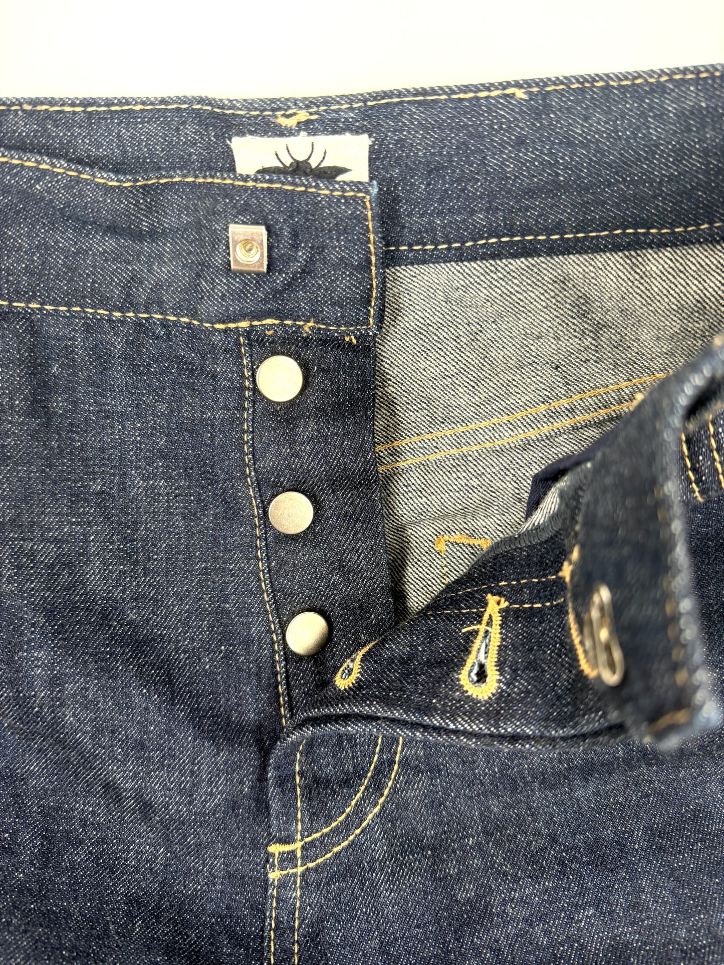 Christian Dior Oblique Boyfriend High Rise Cropped Blue Dark Denim Jeans 38, 6