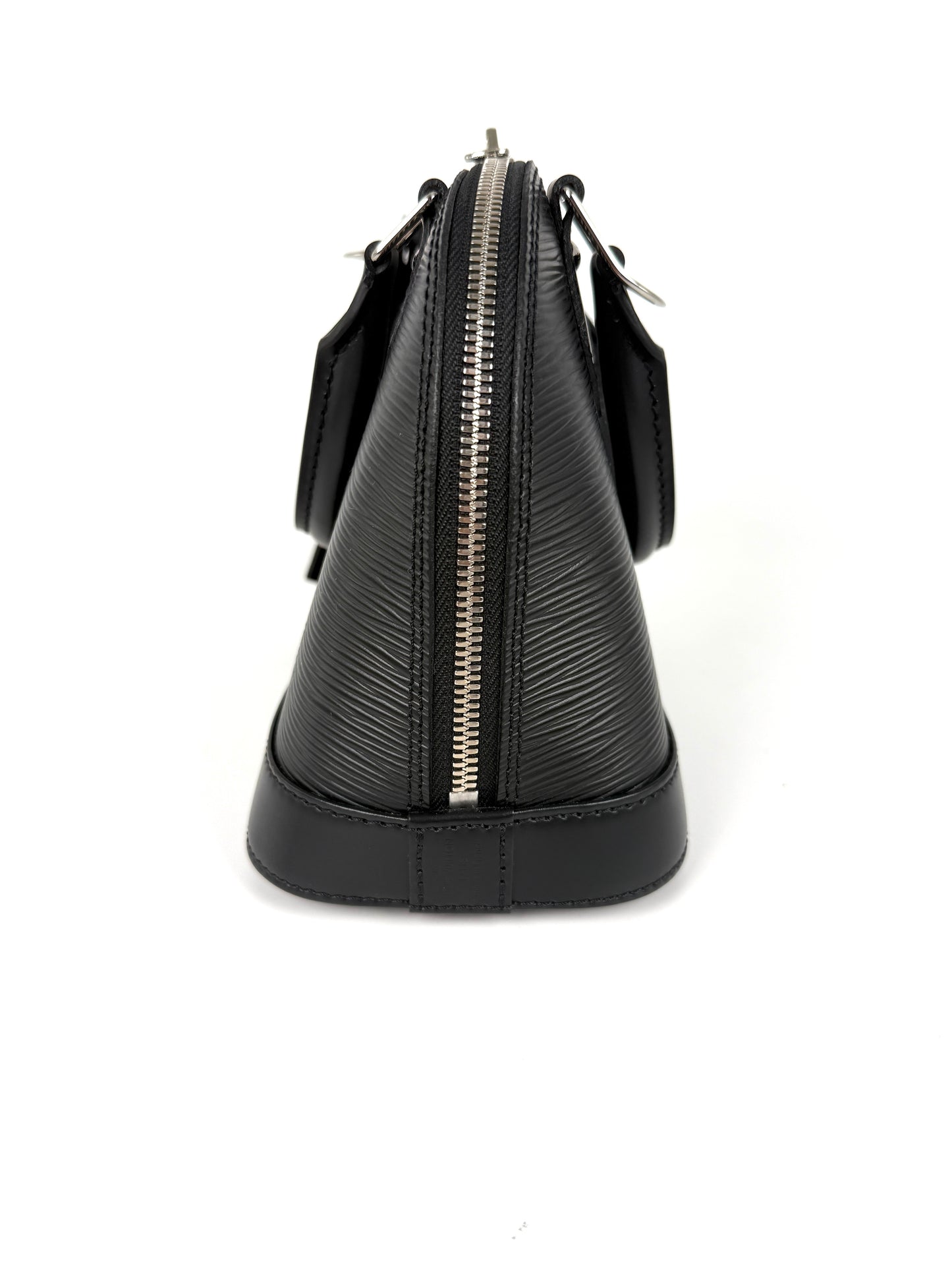 Louis Vuitton Alma BB Black Epi Leather Top Handle Crossbody Bag