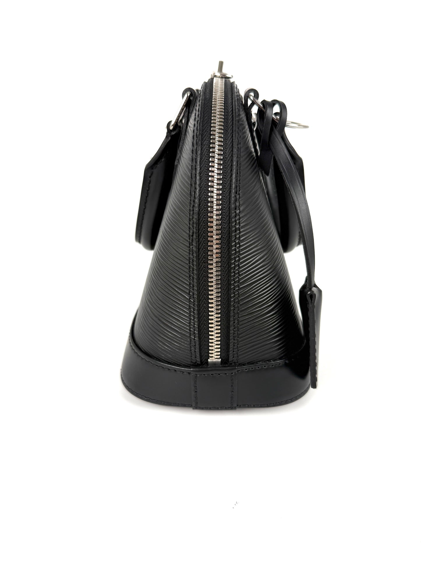 Louis Vuitton Alma BB Black Epi Leather Top Handle Crossbody Bag