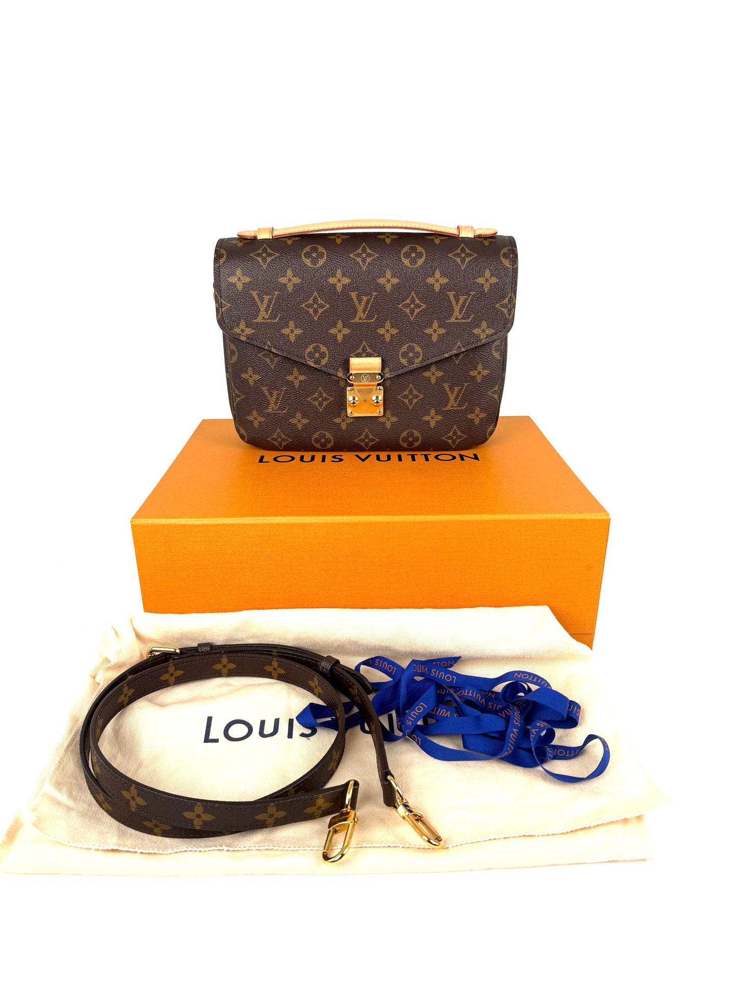 Louis Vuitton Pochette Metis Monogram Top Handle Crossbody Bag