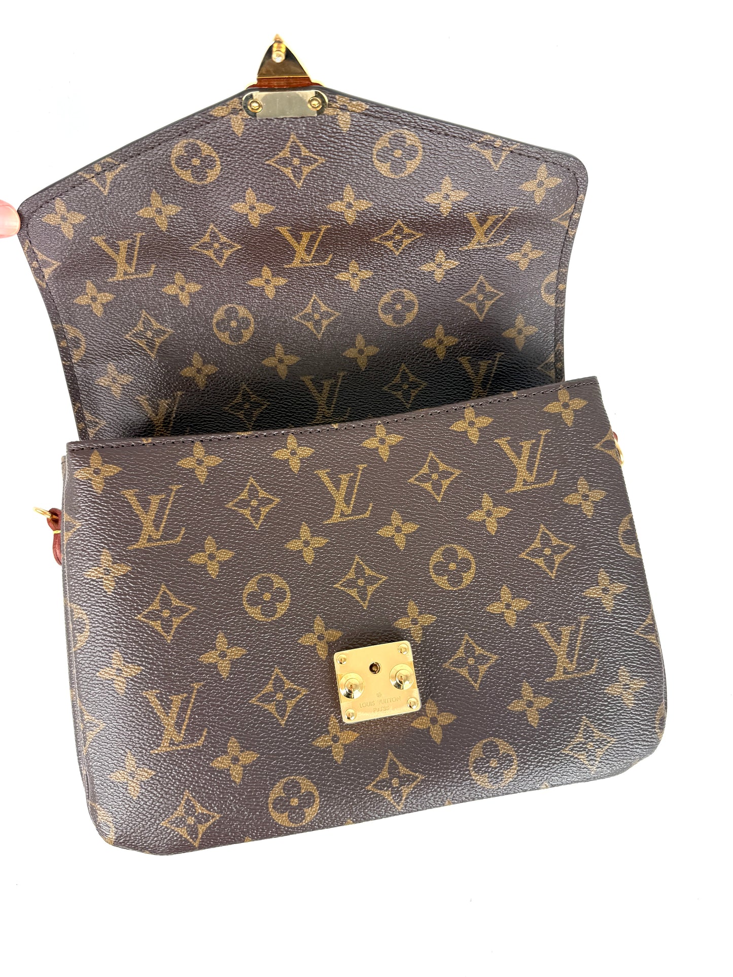 Louis Vuitton Pochette Metis Monogram Top Handle Crossbody Bag