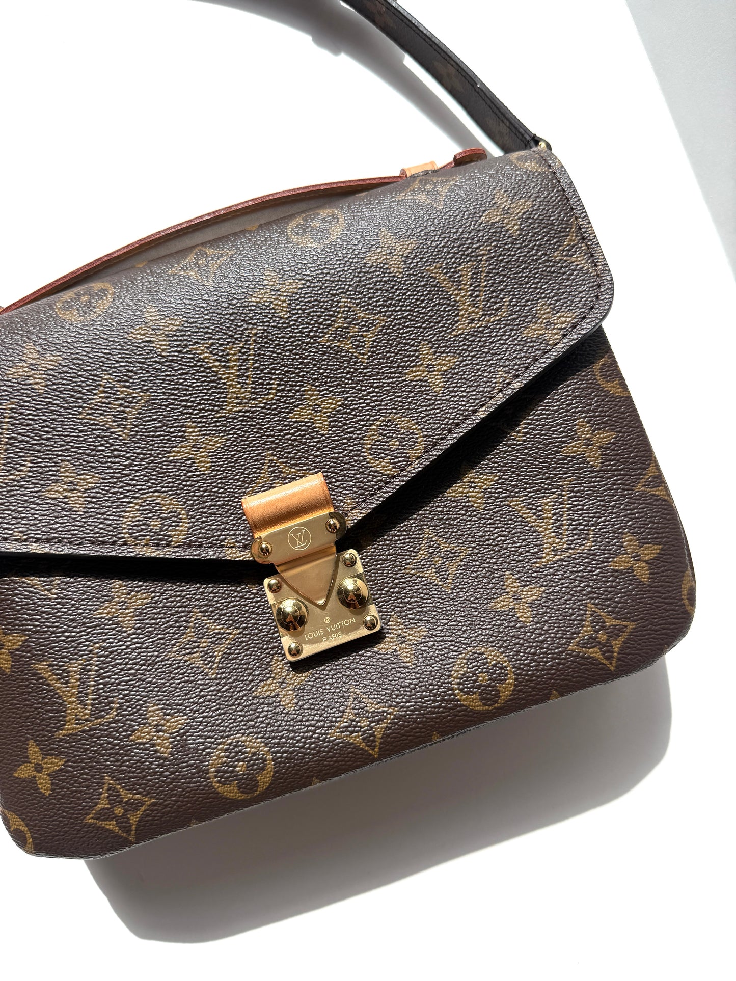 Louis Vuitton Pochette Metis Monogram Top Handle Crossbody Bag
