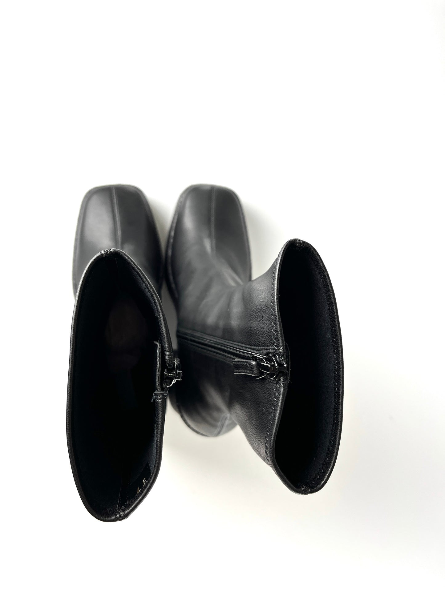 New Stella McCartney Black Skyla Platform Rubber Sock Boots 37 7