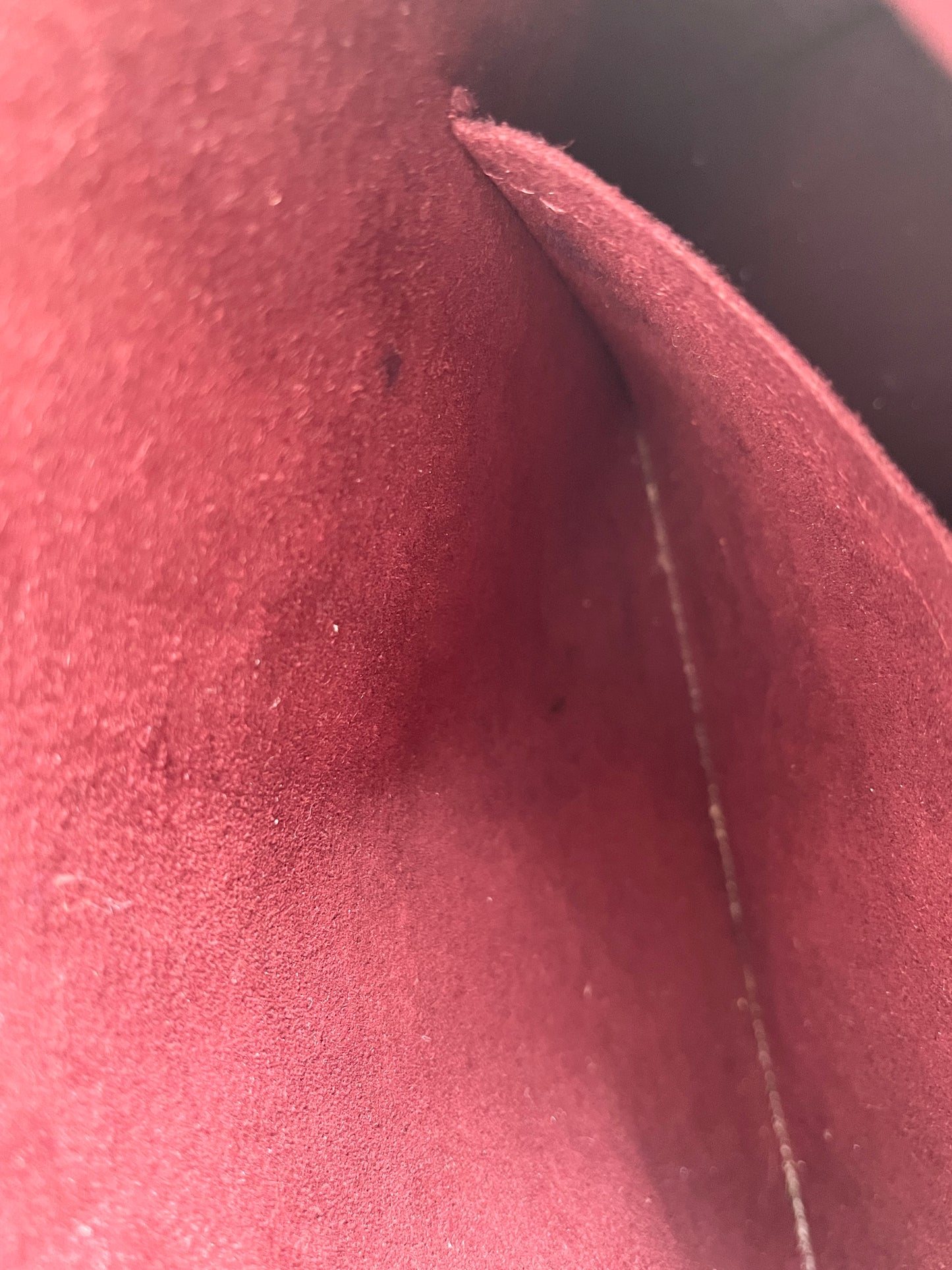 Louis Vuitton Monogram V MM Brown Bordeaux Tote Bag