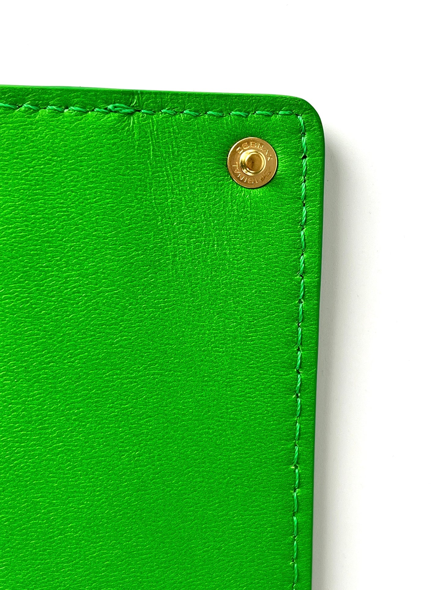 New FENDI Green Peekaboo Nappa Leather Tomatillo Pocket