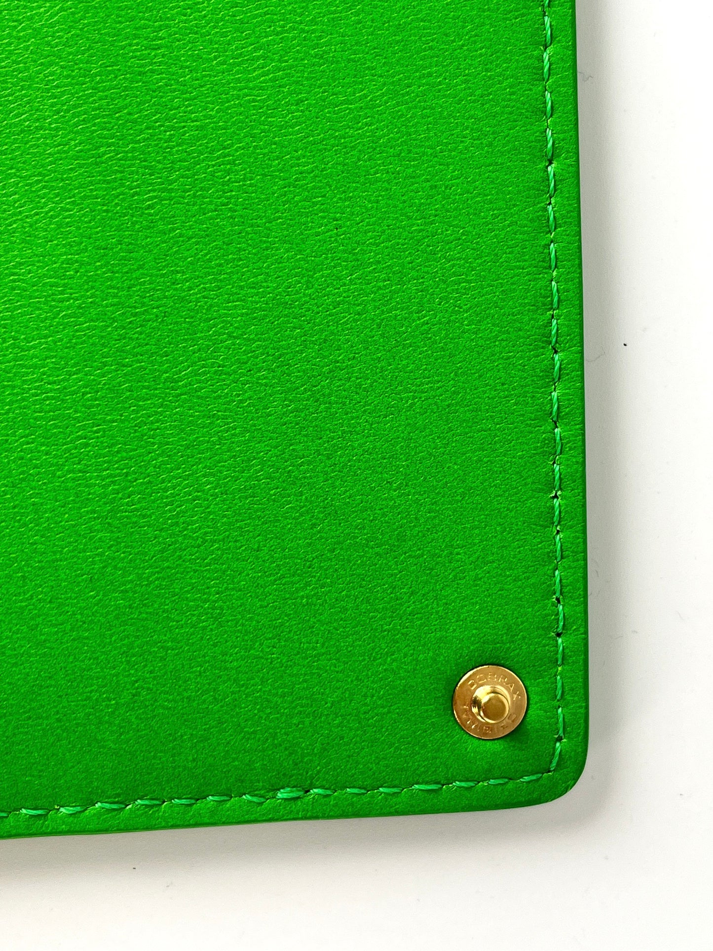 New FENDI Green Peekaboo Nappa Leather Tomatillo Pocket