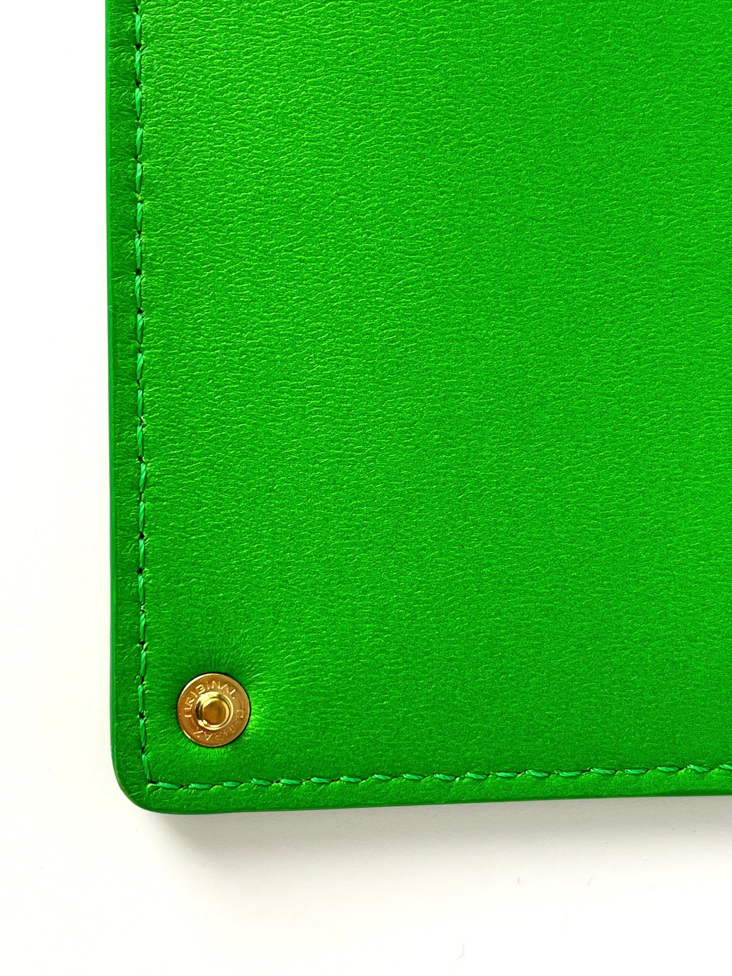 New FENDI Green Peekaboo Nappa Leather Tomatillo Pocket