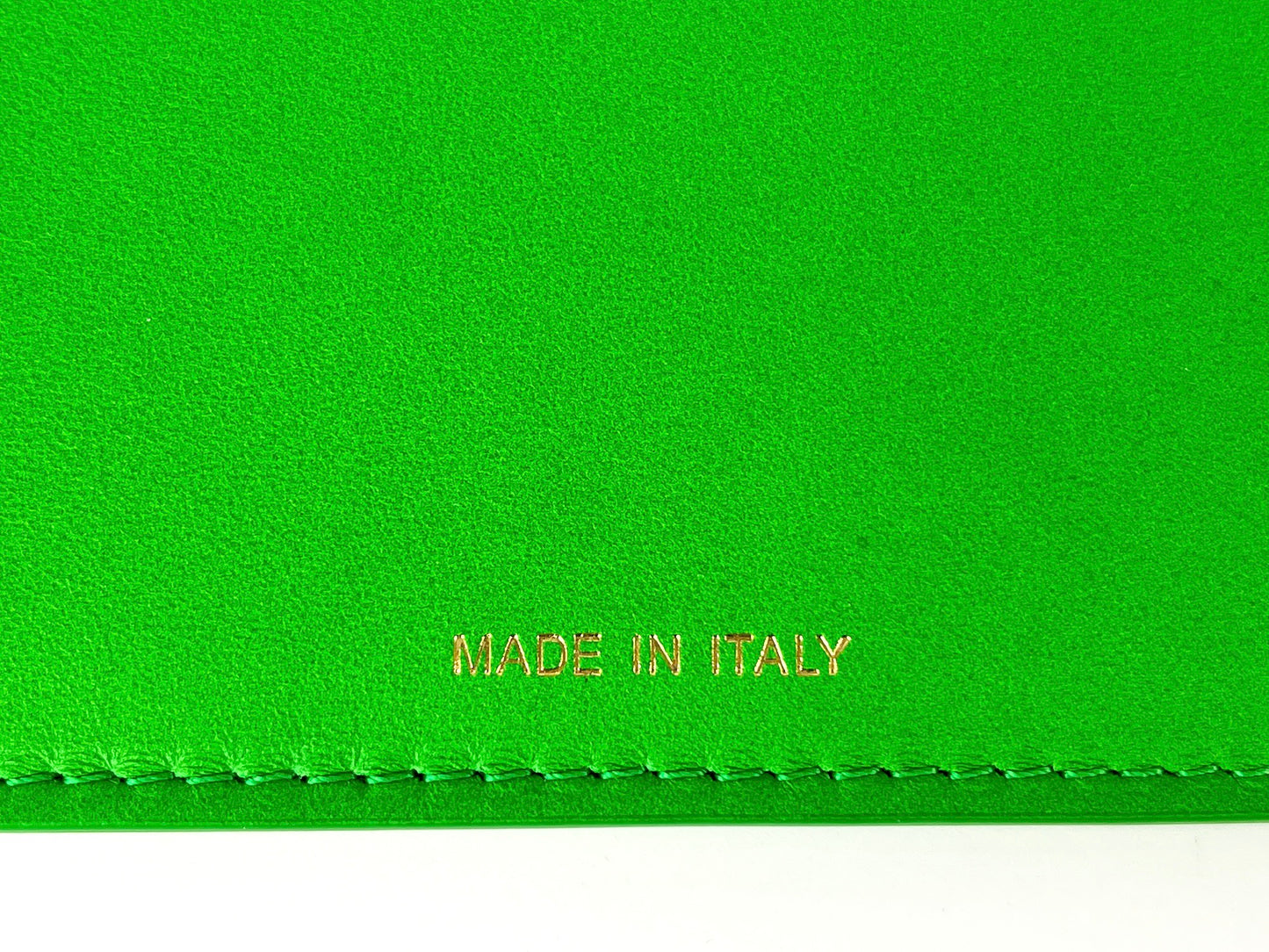 New FENDI Green Peekaboo Nappa Leather Tomatillo Pocket