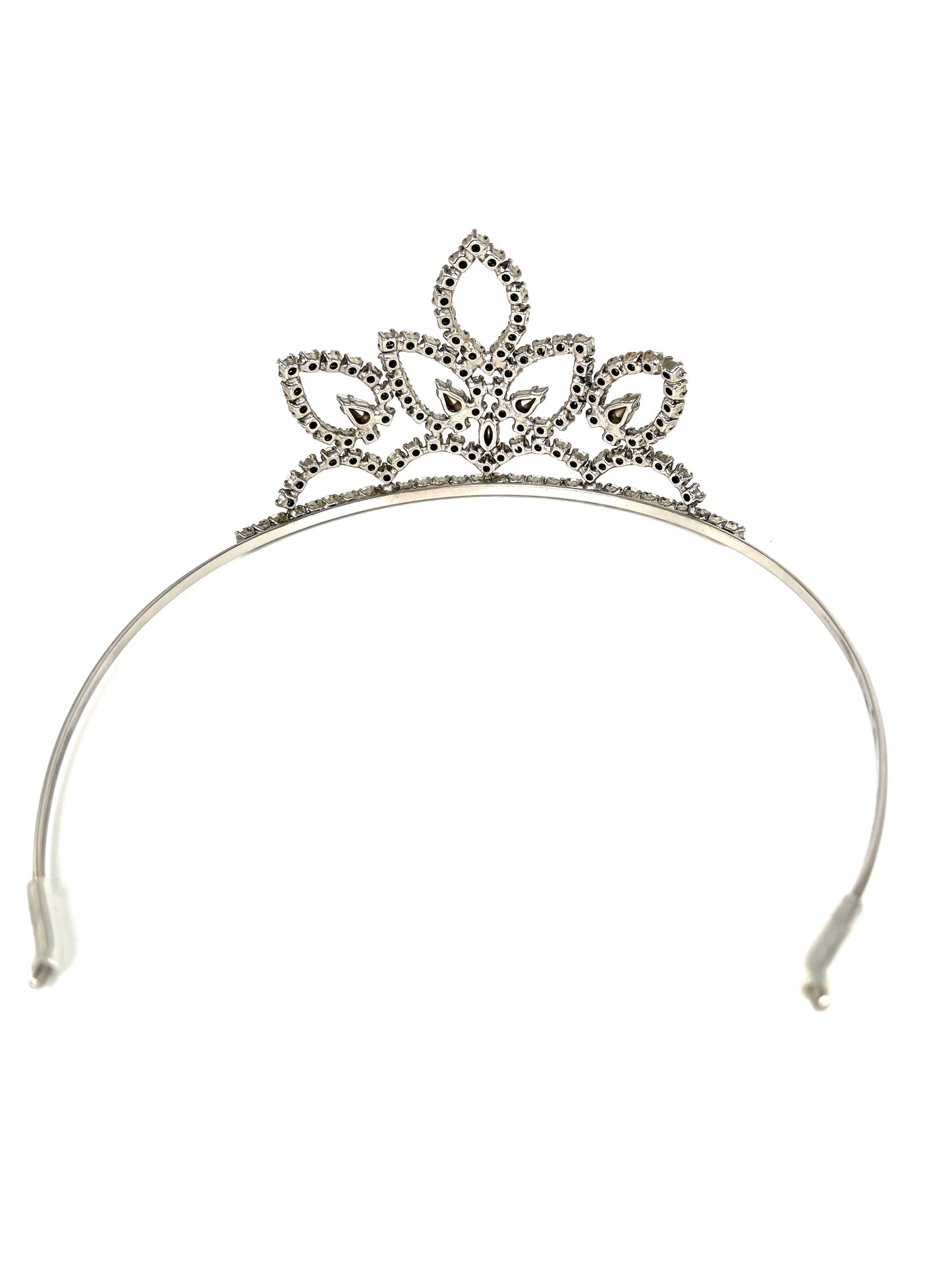 Saint Laurent Crystal Vermeil Jewelry Tiara Headband