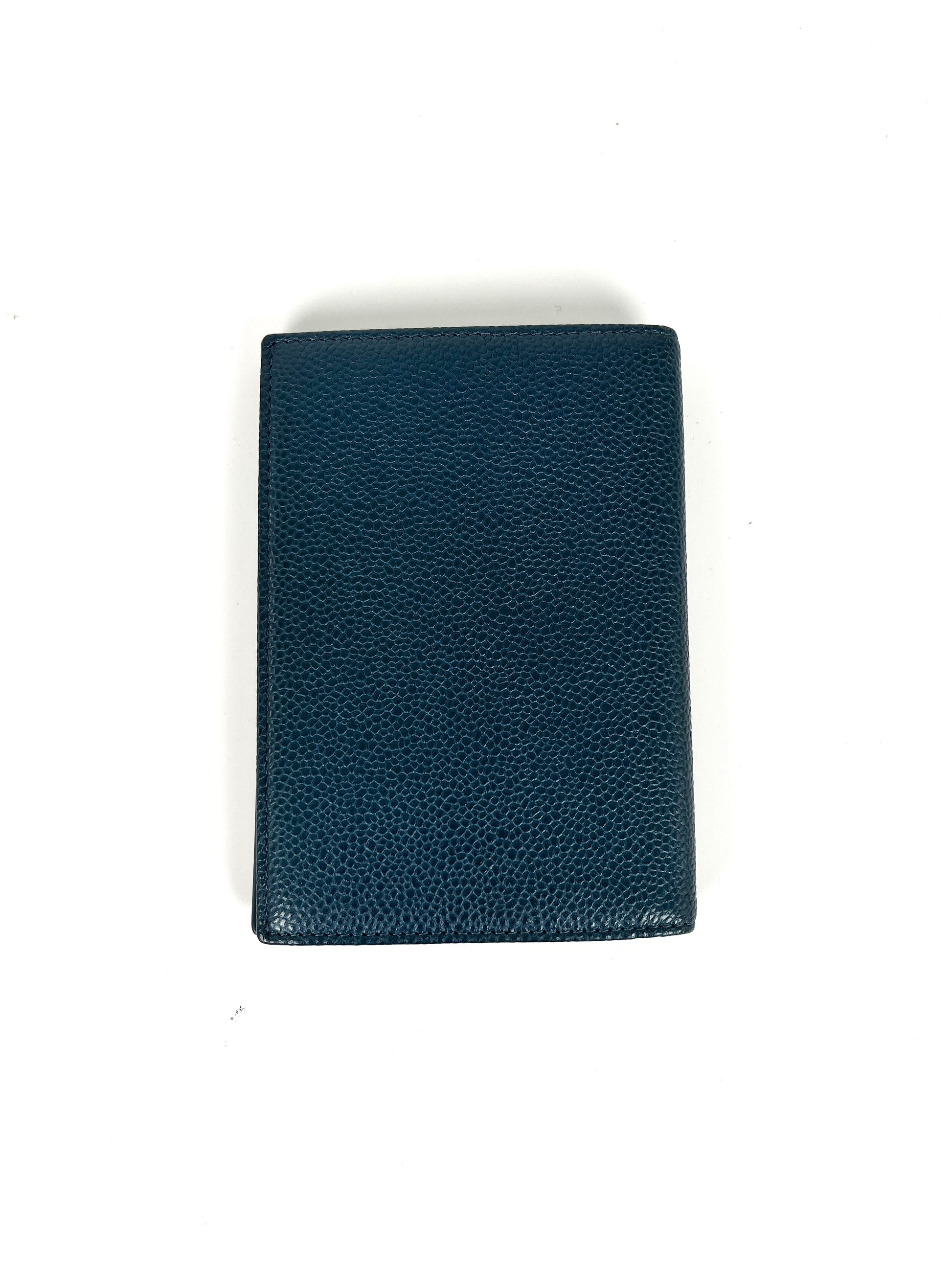 CHANEL Timeless CC 2019 Caviar Blue Passport Holder Case Cover