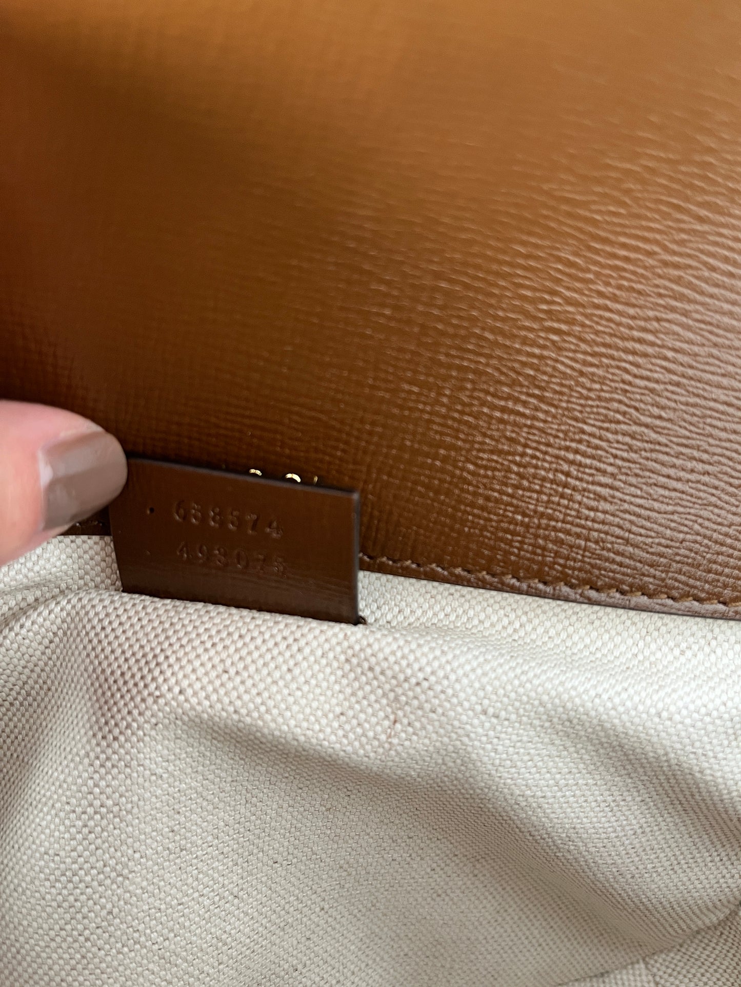 GUCCI Mini GG Supreme 1955 Horsebit Monogram Web Strap Crossbody Shoulder Bag