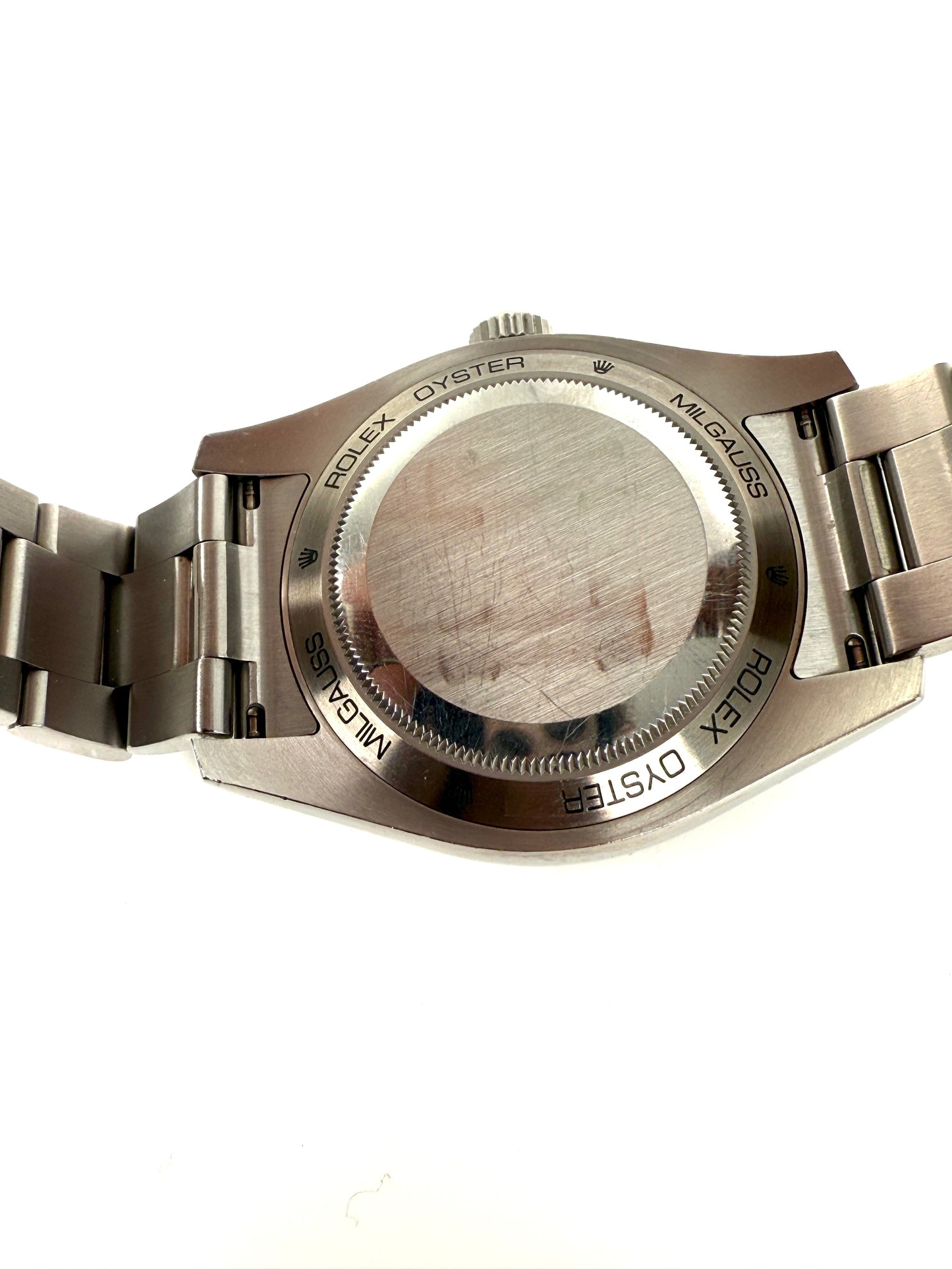 ROLEX Oyster Perpetual Milgauss Blue Dial Stainless Steel 40mm Watch