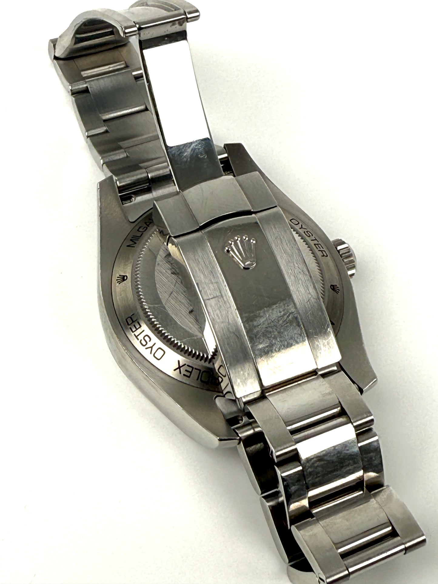 ROLEX Oyster Perpetual Milgauss Blue Dial Stainless Steel 40mm Watch