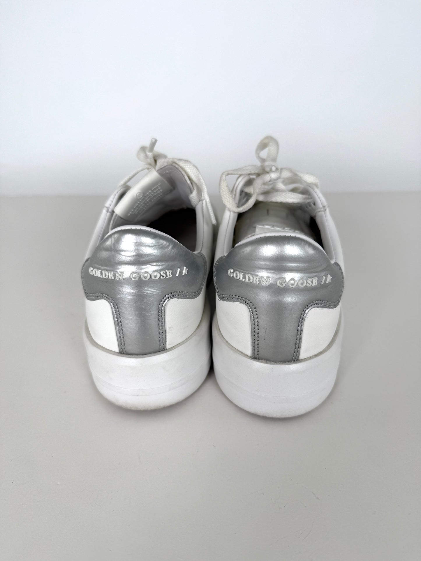 Golden Goose White Pure Star Vegan Sneakers 38 8