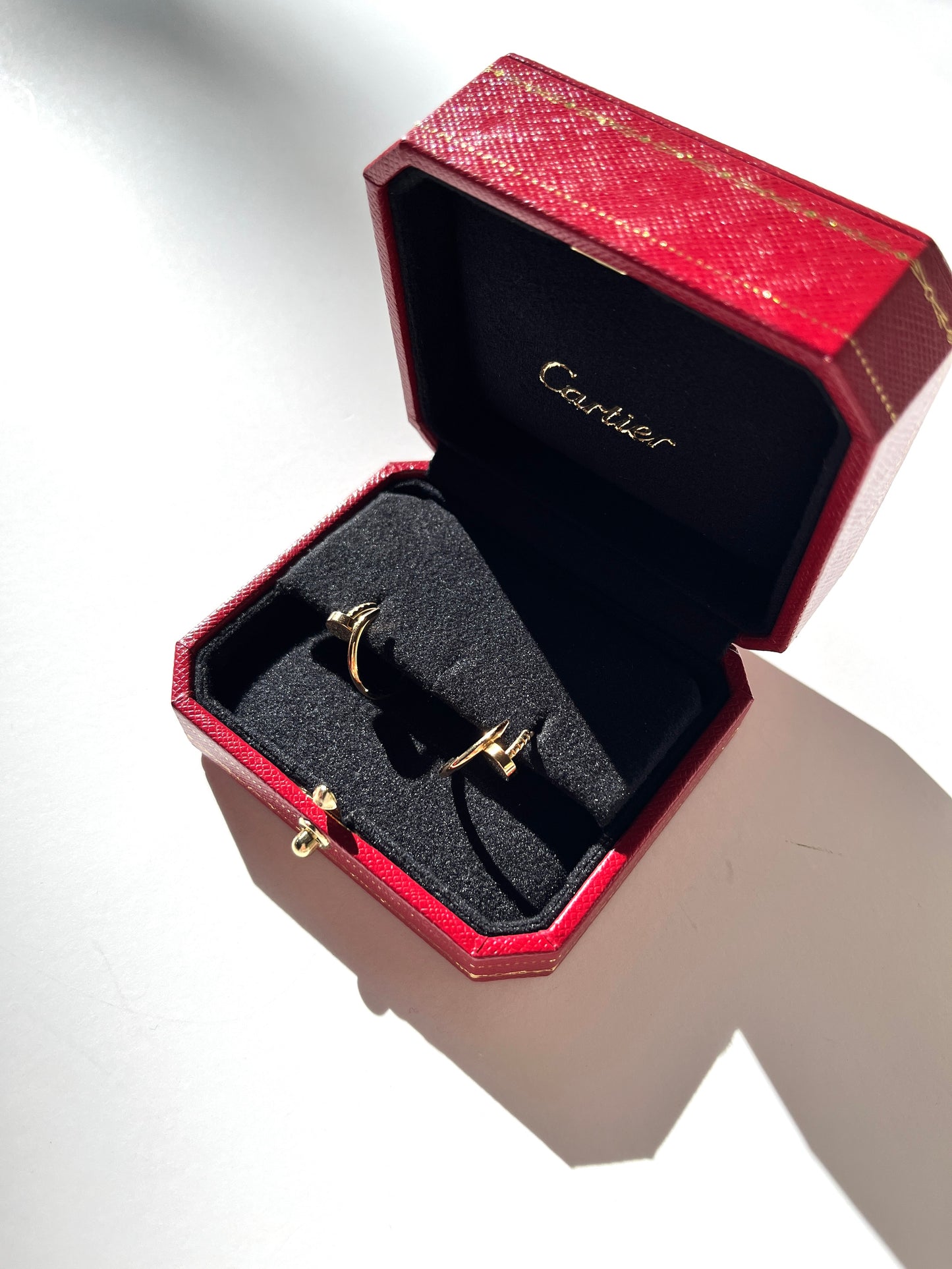 Cartier Juste Un Clou Hoop Small 18K Yellow Gold Earrings