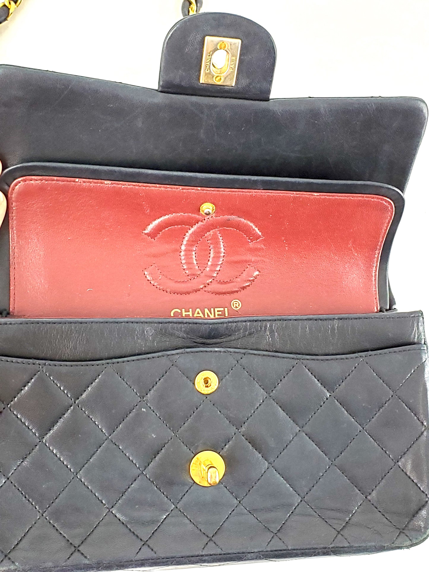 Chanel Vintage Quilted Classic Double Flap
