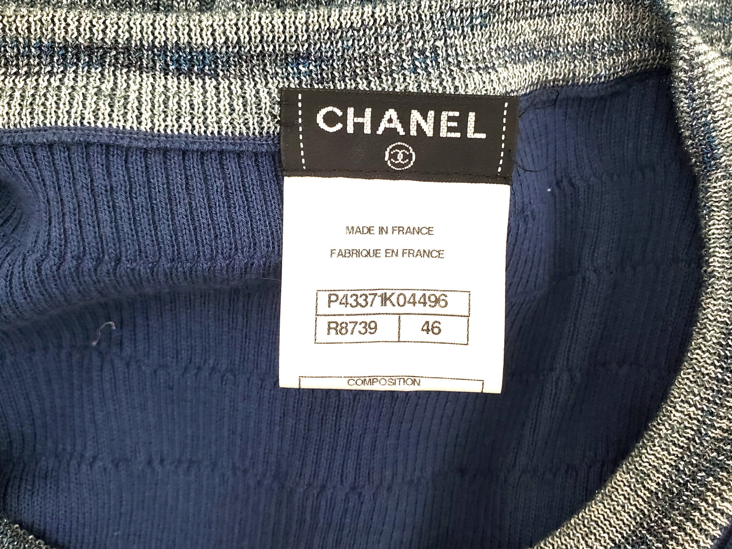 Chanel Stretch Sleeveless Dress 46