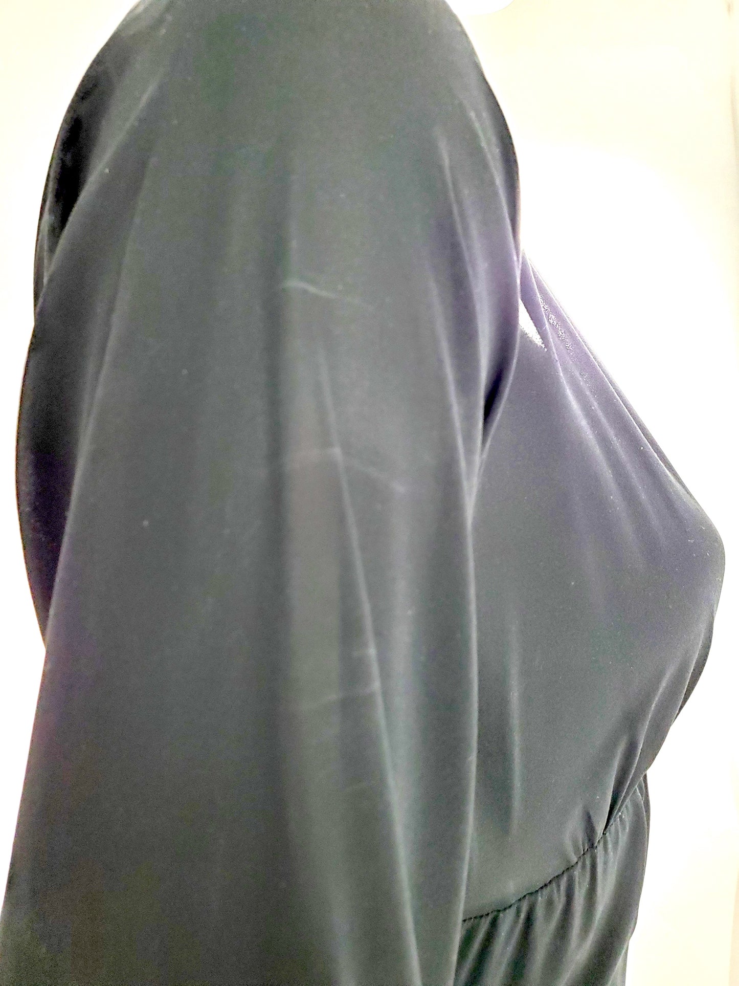 DOLCE & GABANNA Long Sleeve Silk Midi Dress 40