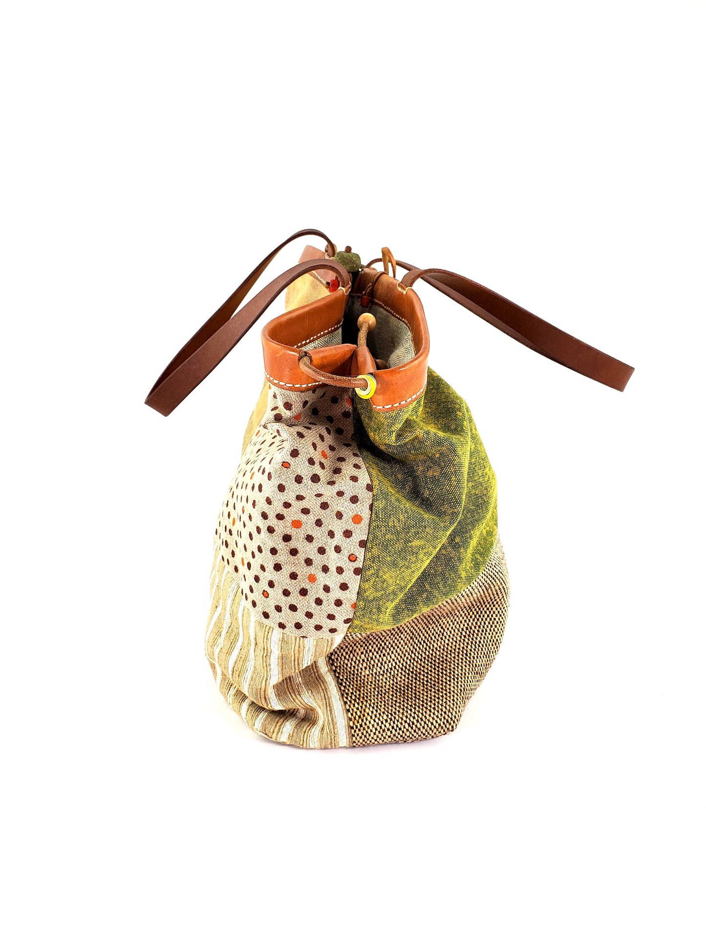 Henry Cuir Canvas Patch Tote