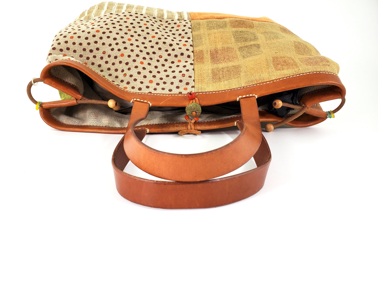 Henry Cuir Canvas Patch Tote