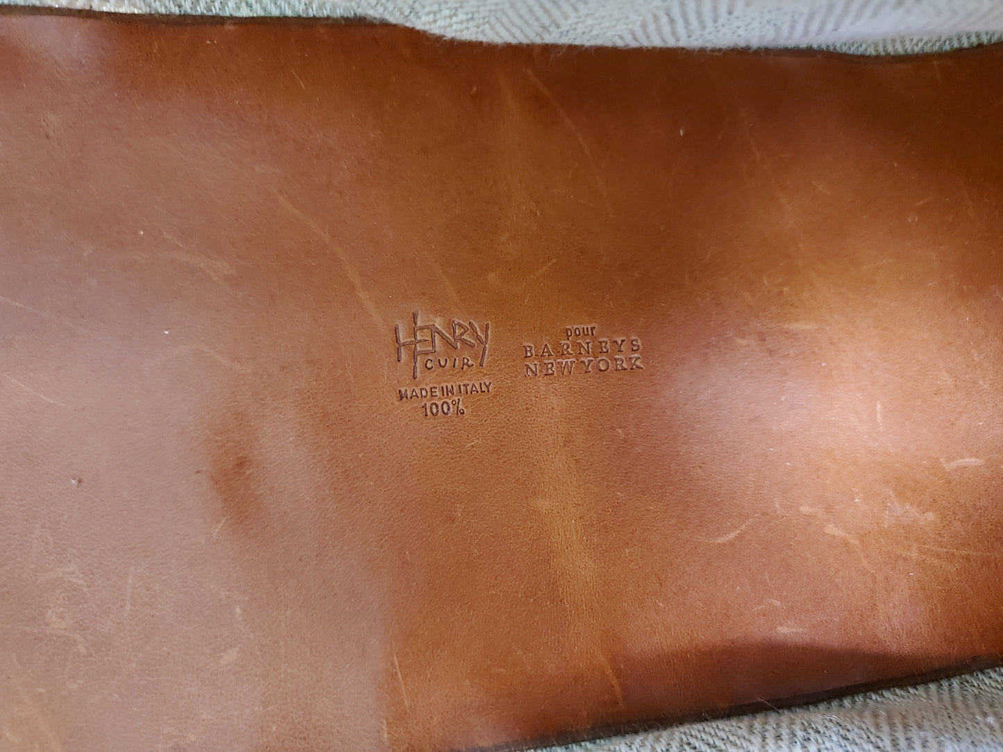 Henry Cuir Canvas Patch Tote