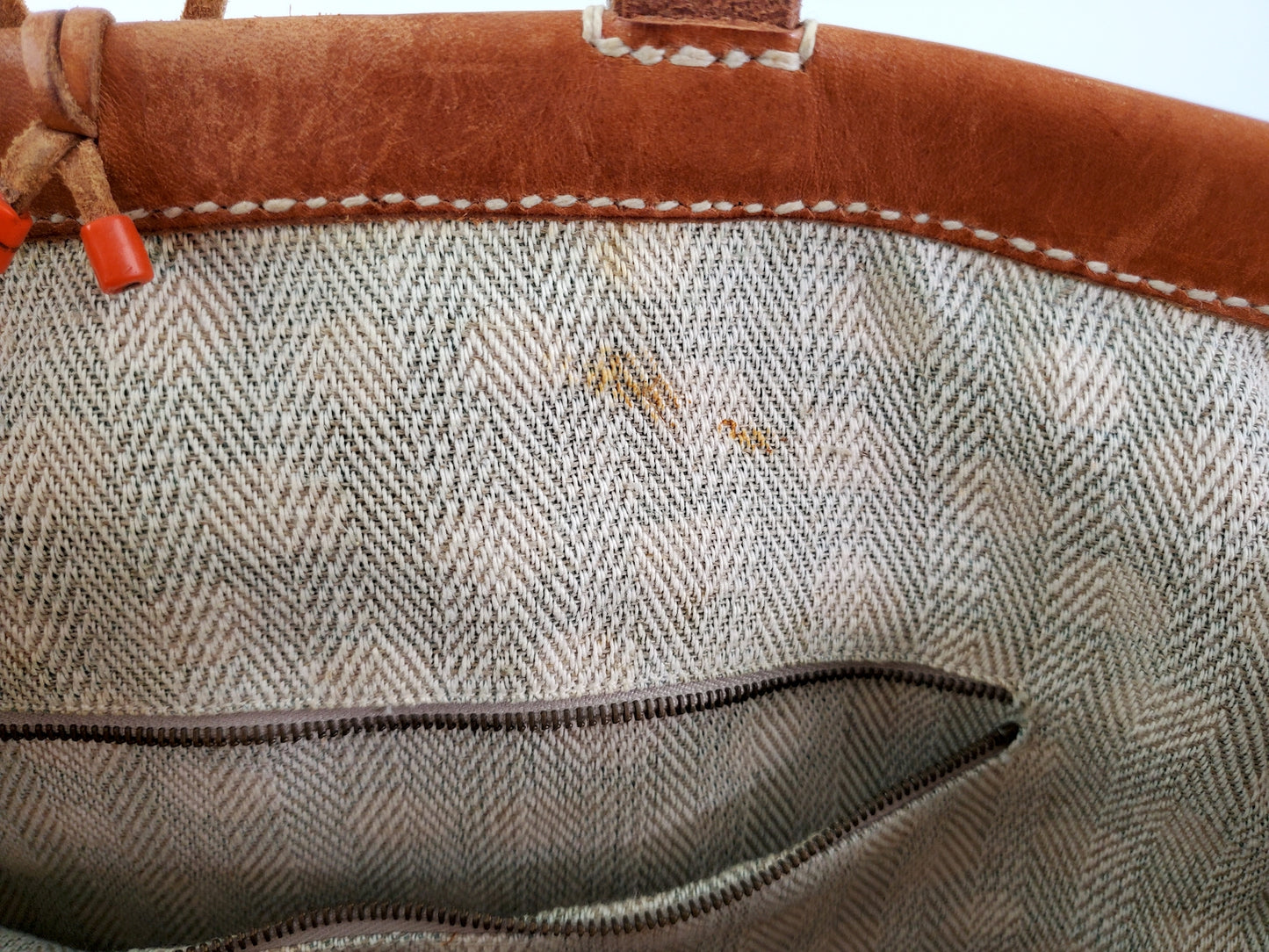 Henry Cuir Canvas Patch Tote