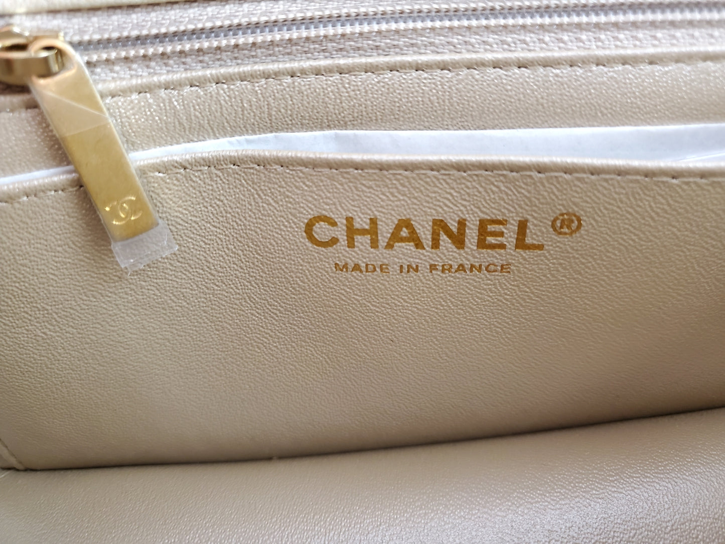 New Chanel Classic 2022 Rectangular Mini Gold Ombre Flap Bag