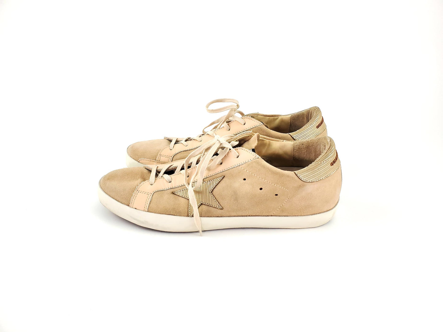 GOLDEN GOOSE Beige Superstar Sneakers 41