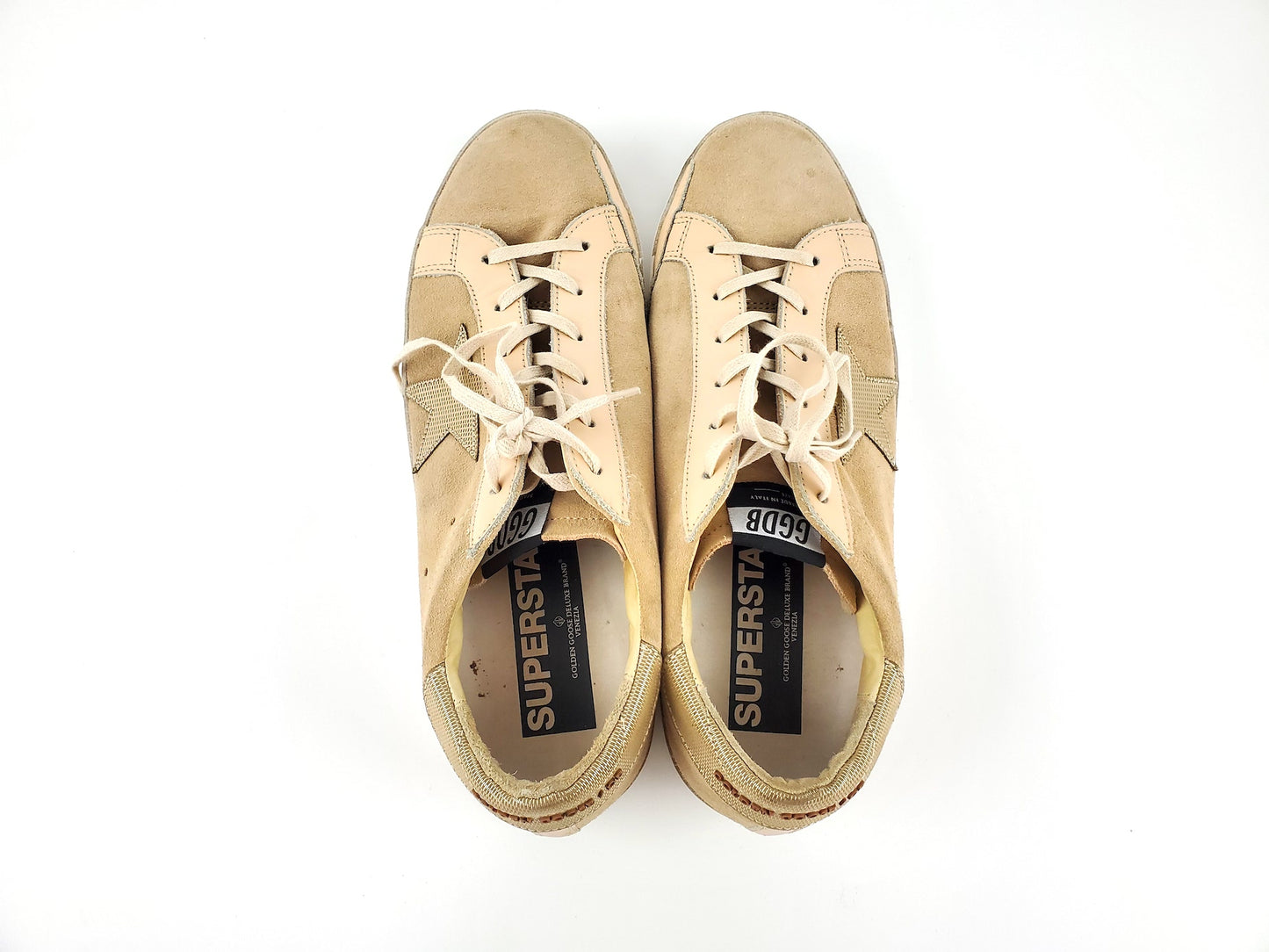 GOLDEN GOOSE Beige Superstar Sneakers 41