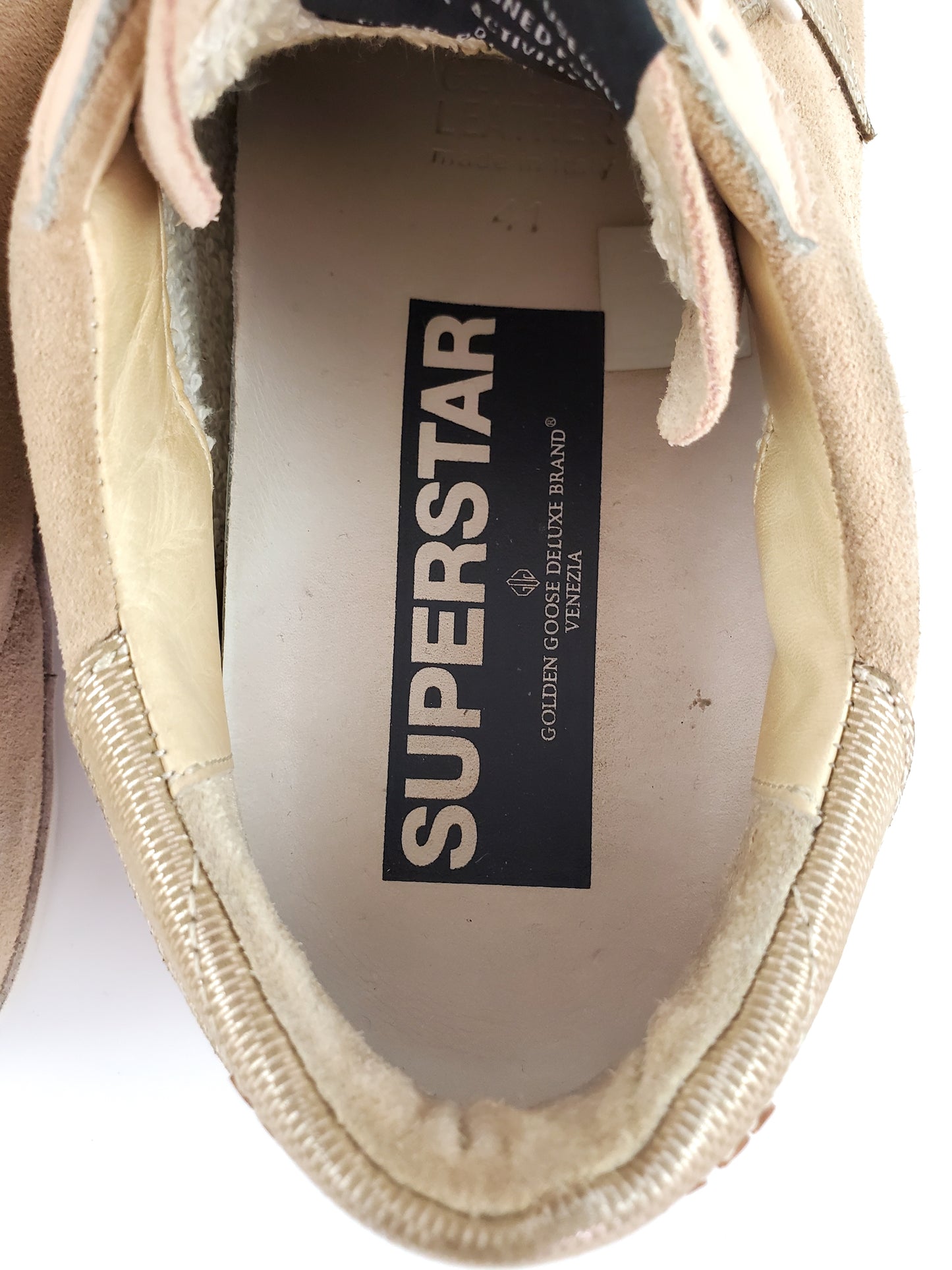 GOLDEN GOOSE Beige Superstar Sneakers 41