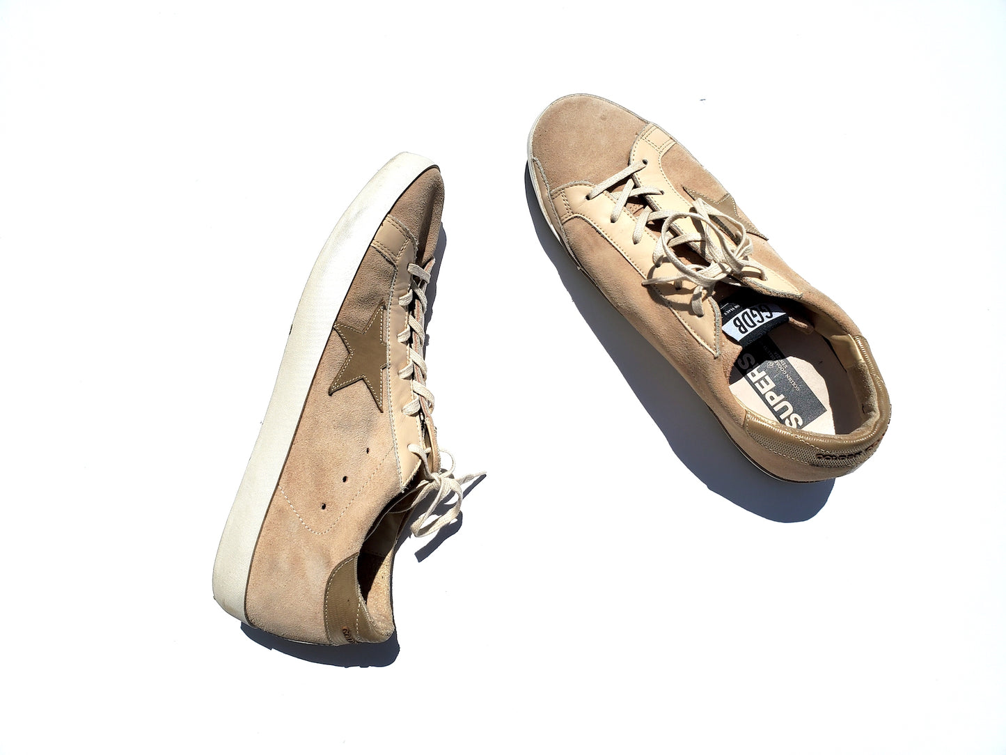 GOLDEN GOOSE Beige Superstar Sneakers 41