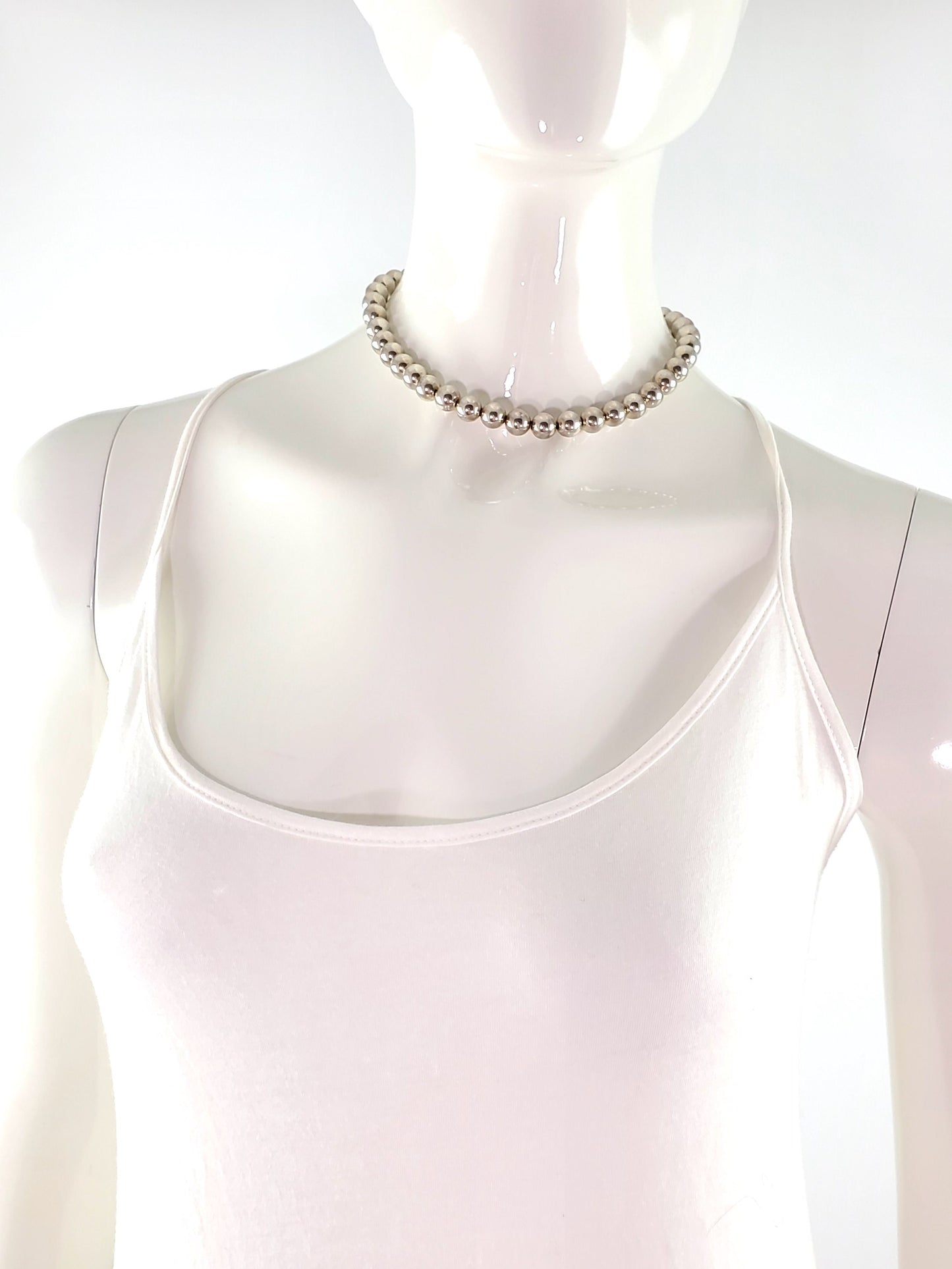 Tiffany & Co Hard Wear Ball Sterling Silver 925 Necklace