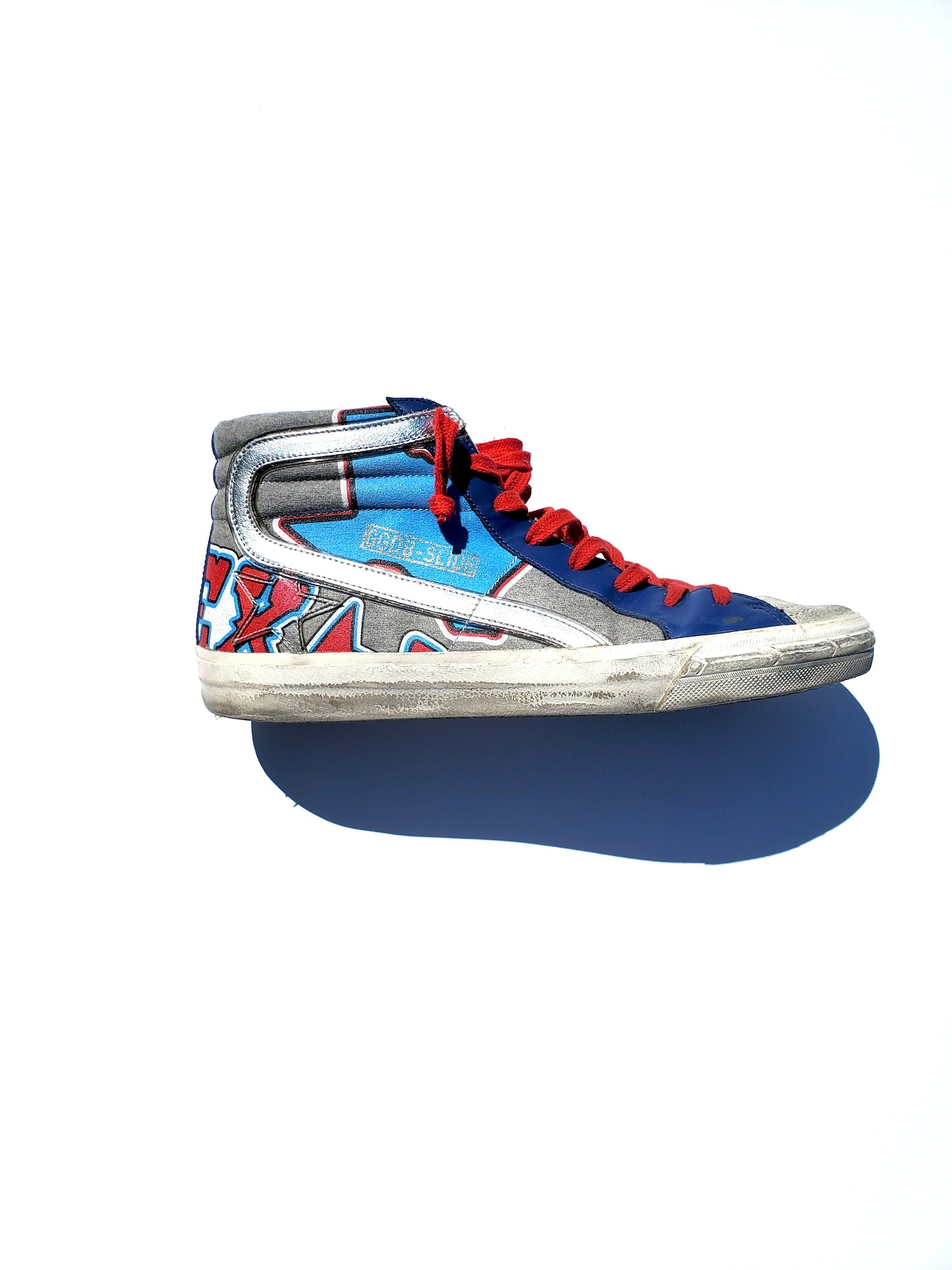 GOLDEN GOOSE Slide Texas Gray Sneakers 41