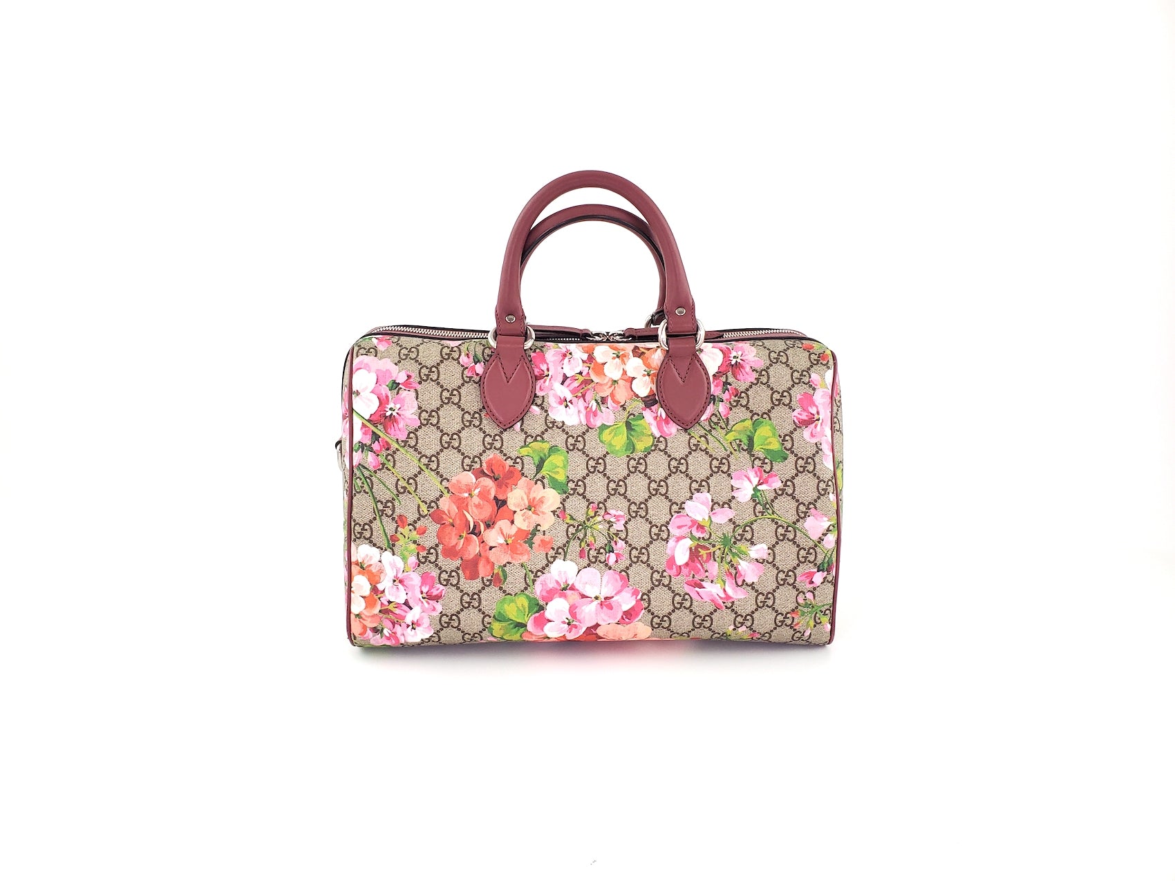 Floral Gucci Blooms Boston Bag GUCCI GG Blooms Flora Boston Bag